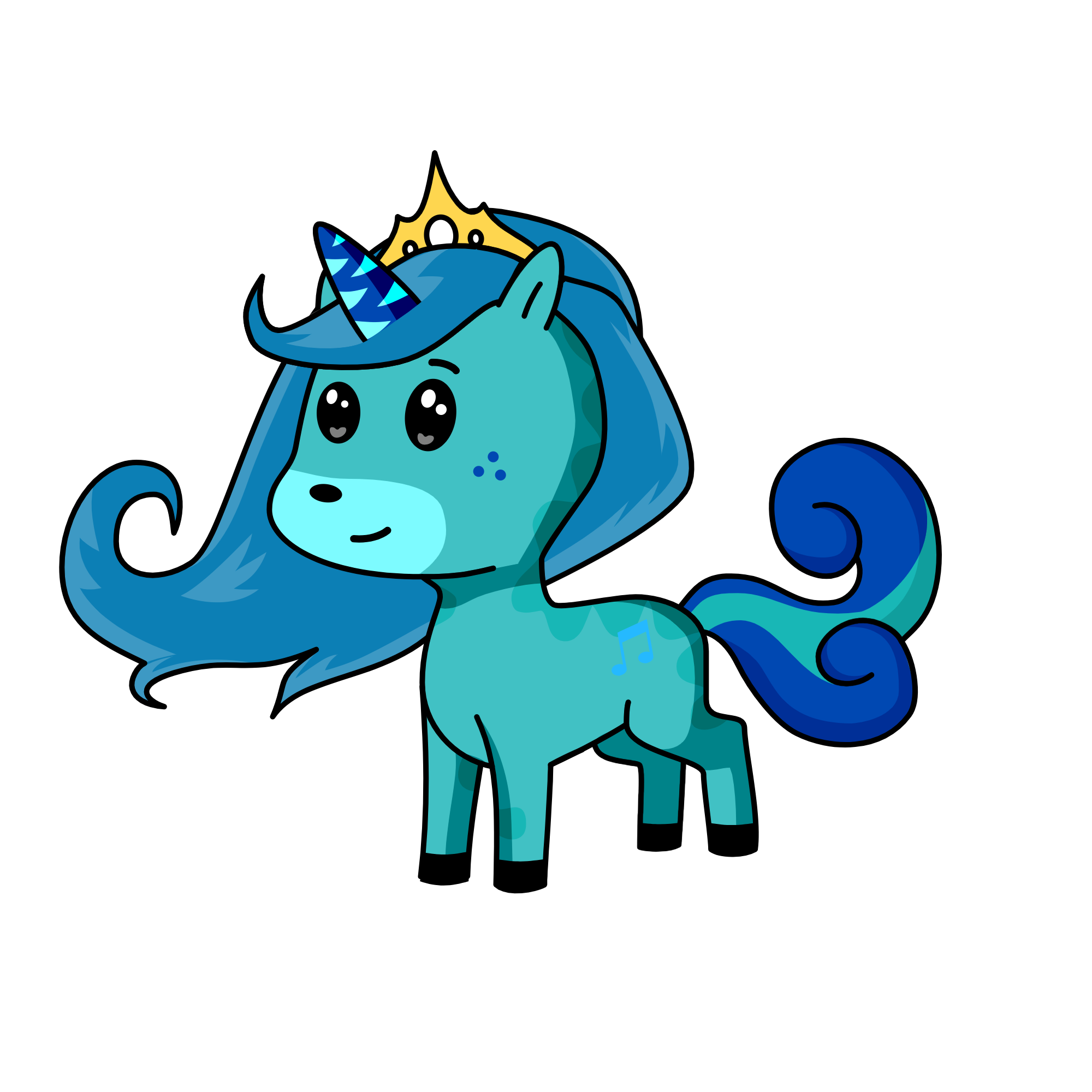 Midnight, the unicorn