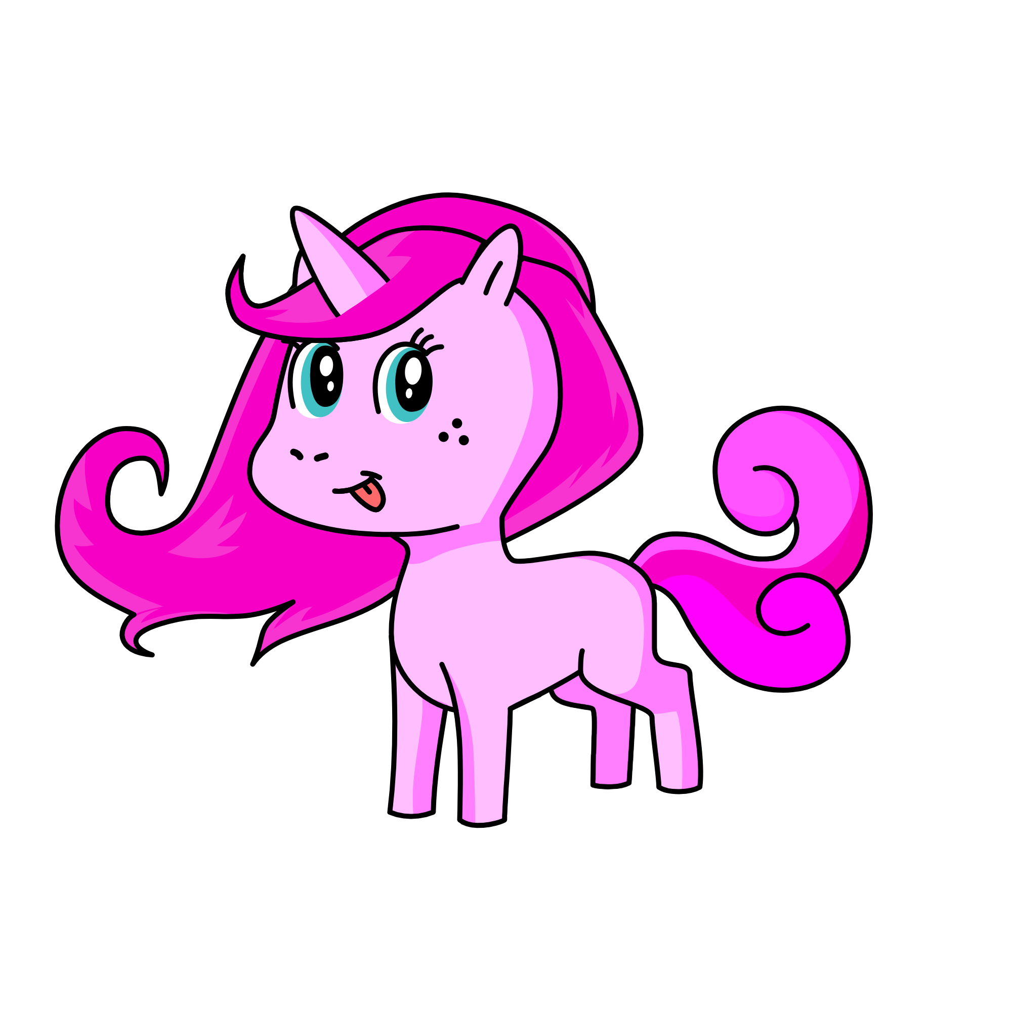 pinky, the unicorn