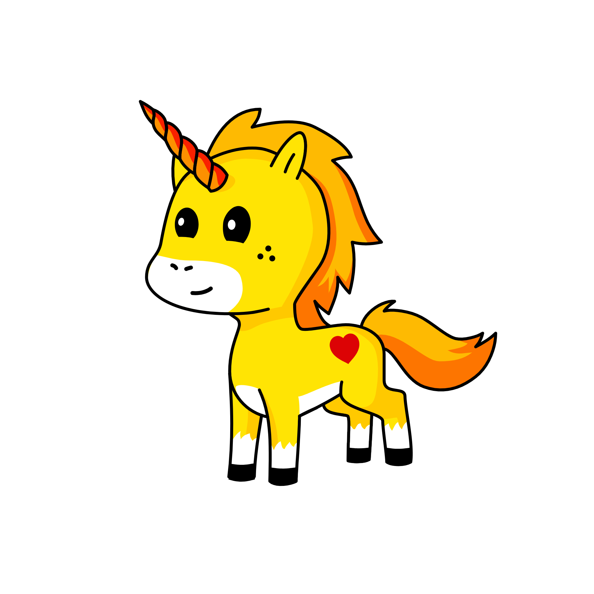 Sunshine, the unicorn