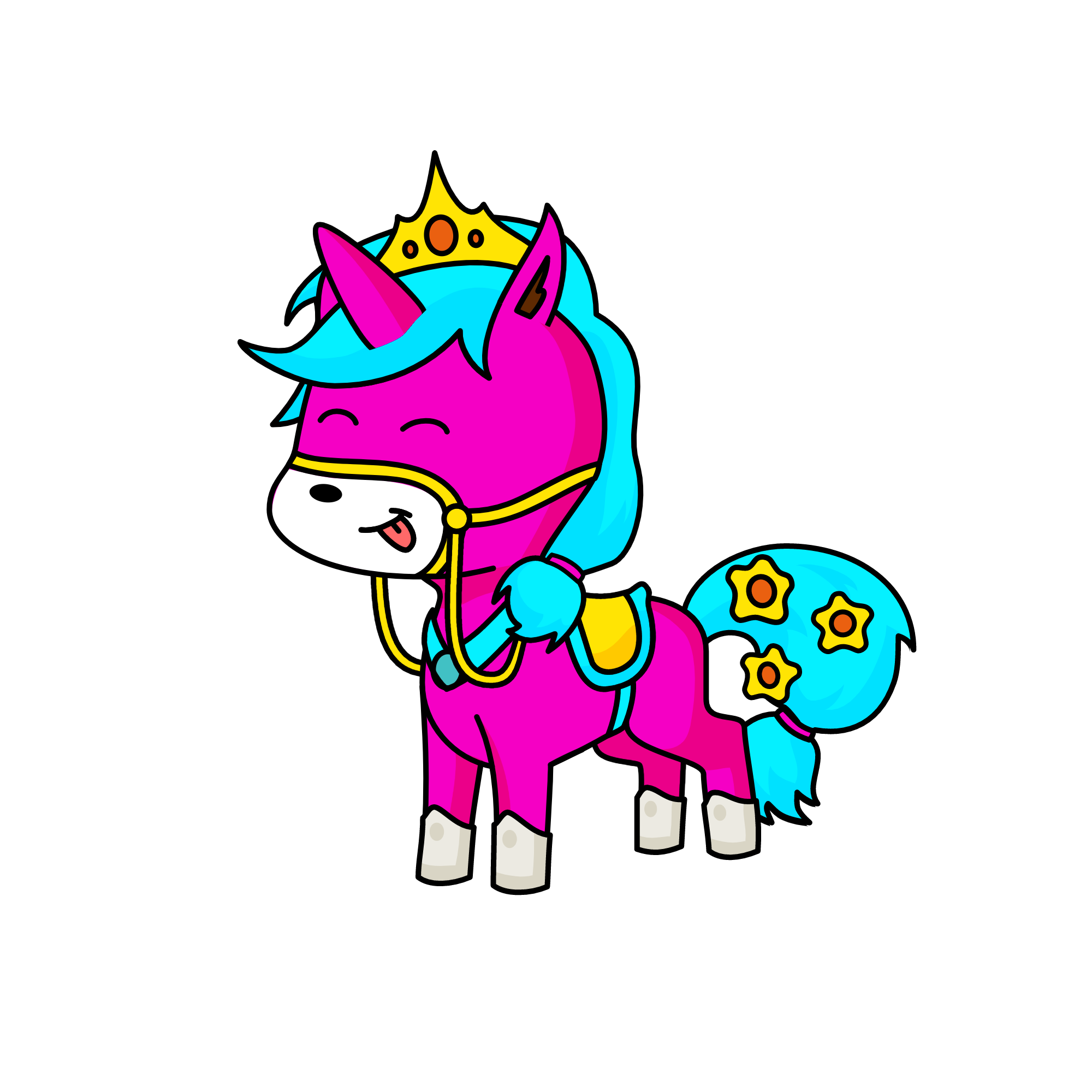 Flower Princess, the unicorn