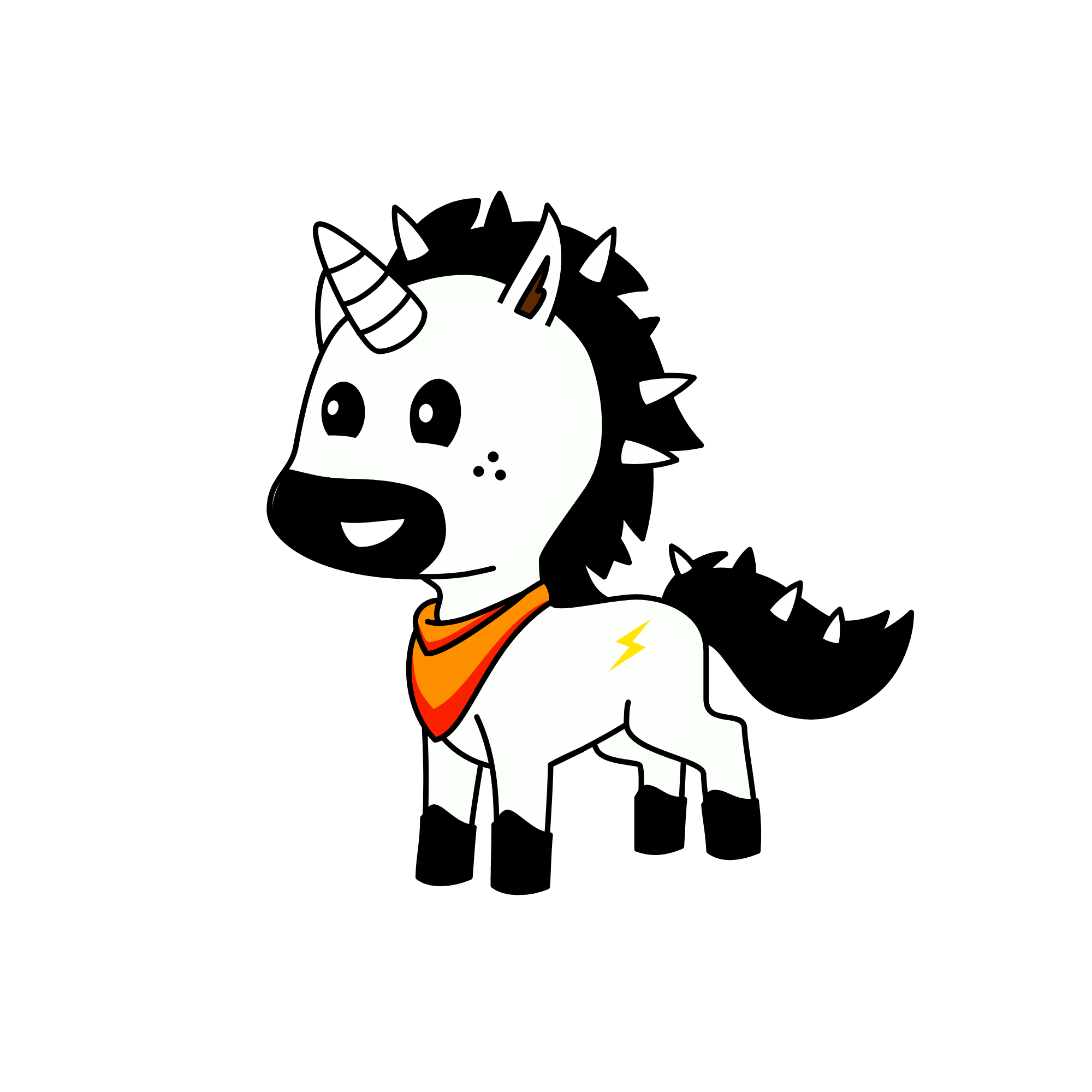 Stripy Strip, the unicorn
