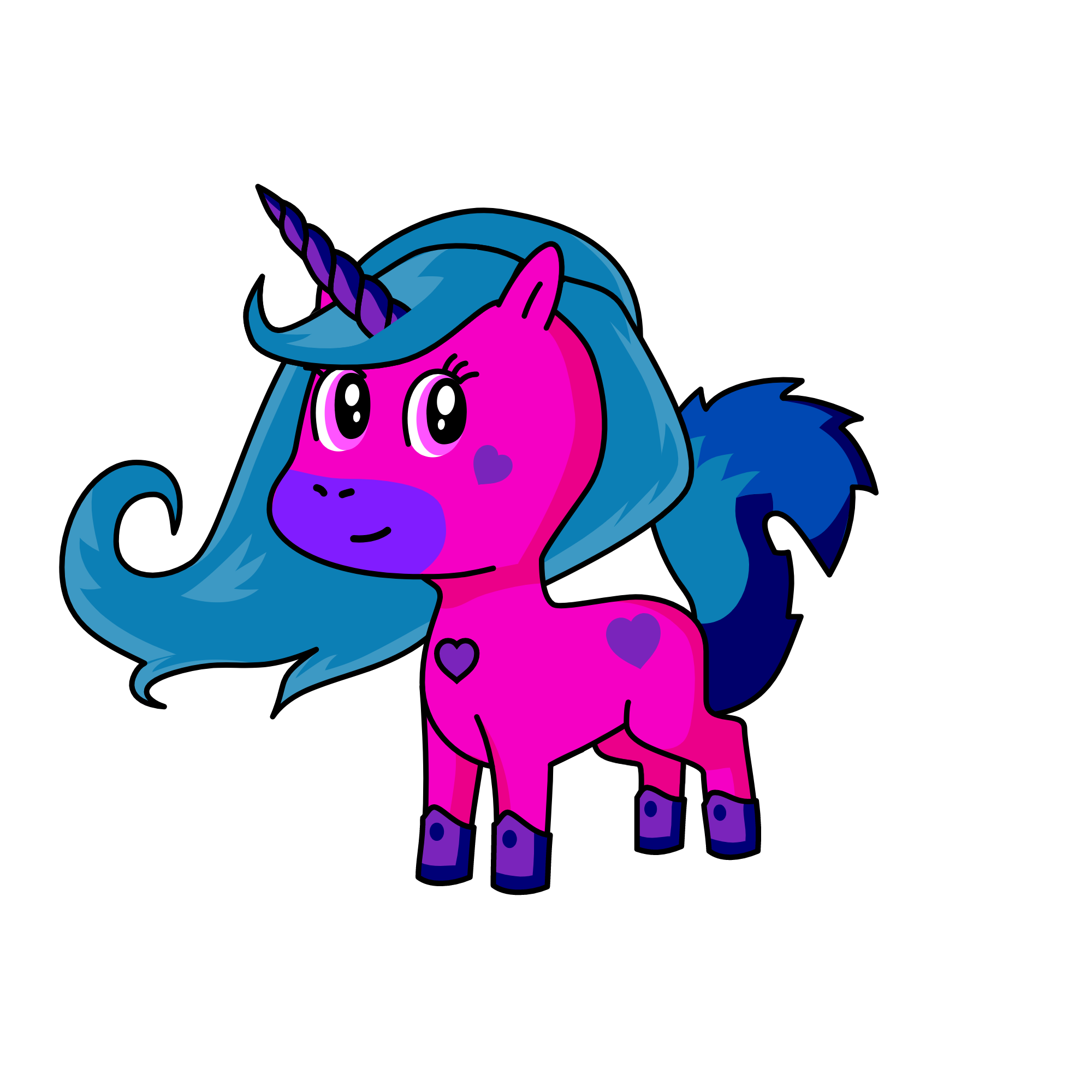 PosyPurpleDune, the unicorn