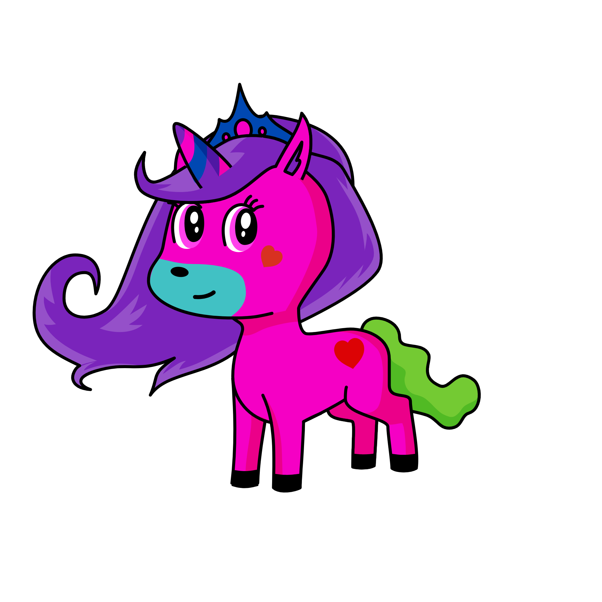 lovely rose, the unicorn