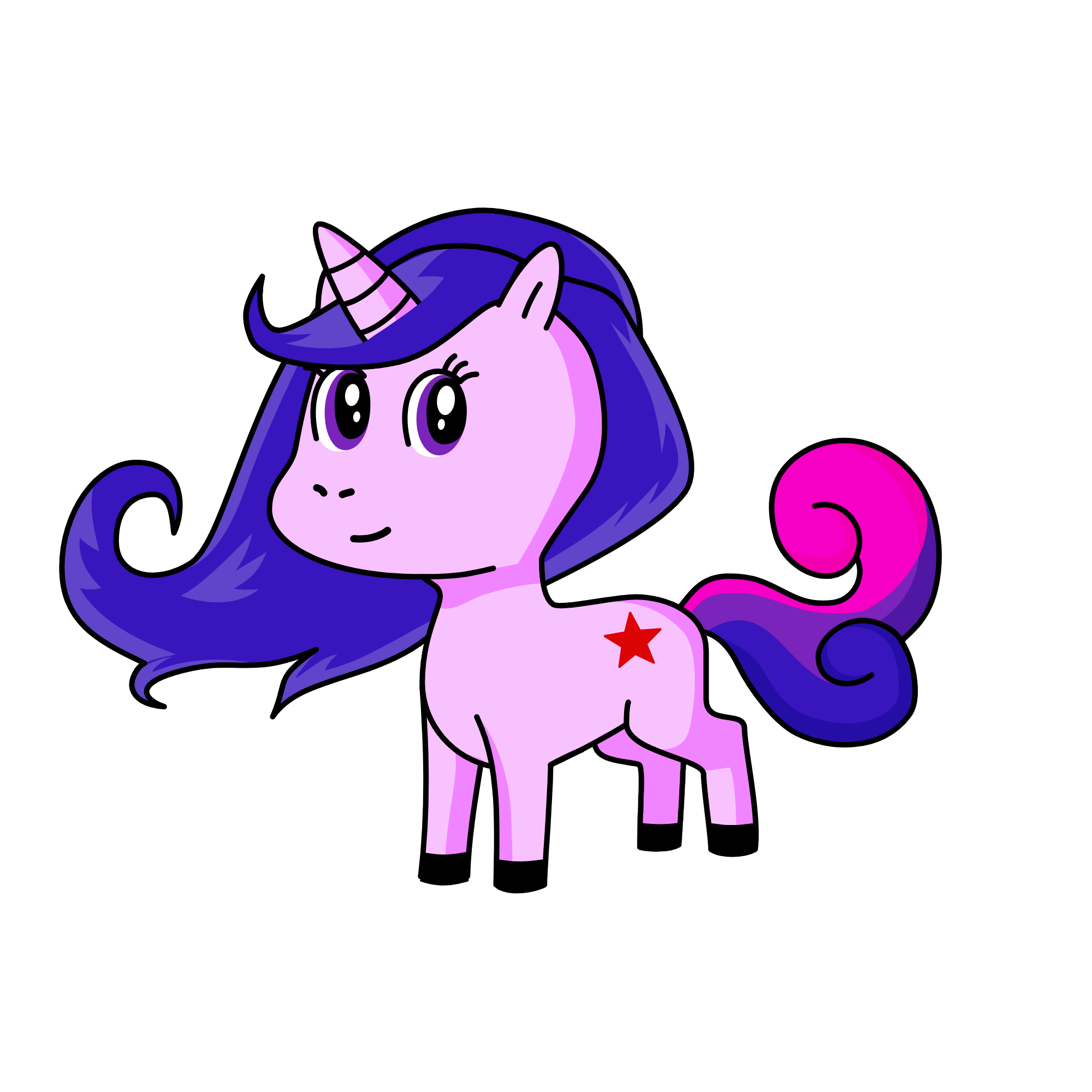Twighlight Sparkle, the unicorn
