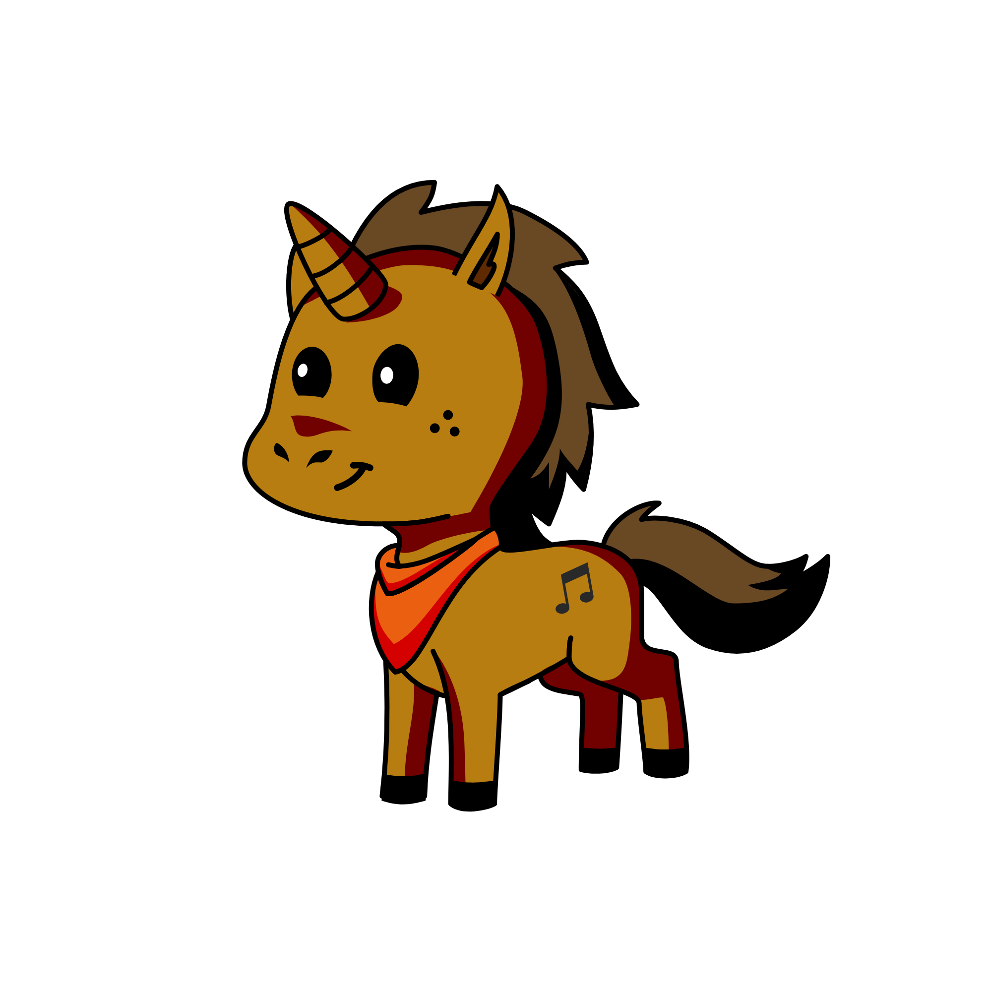 Hoursey, the unicorn