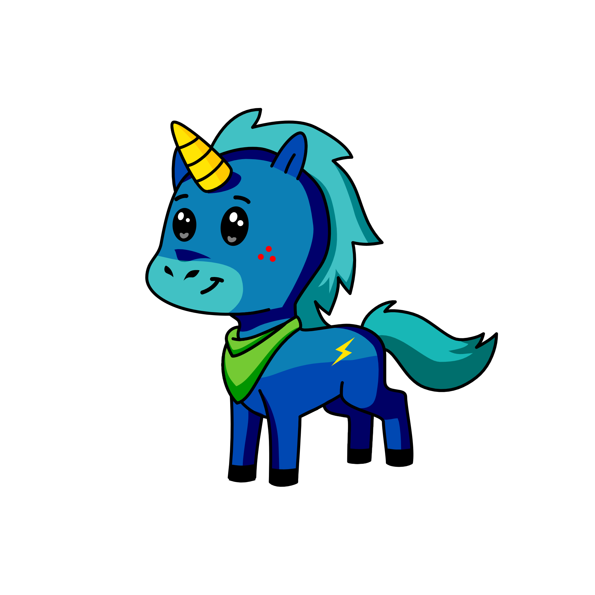 Handsome, the unicorn