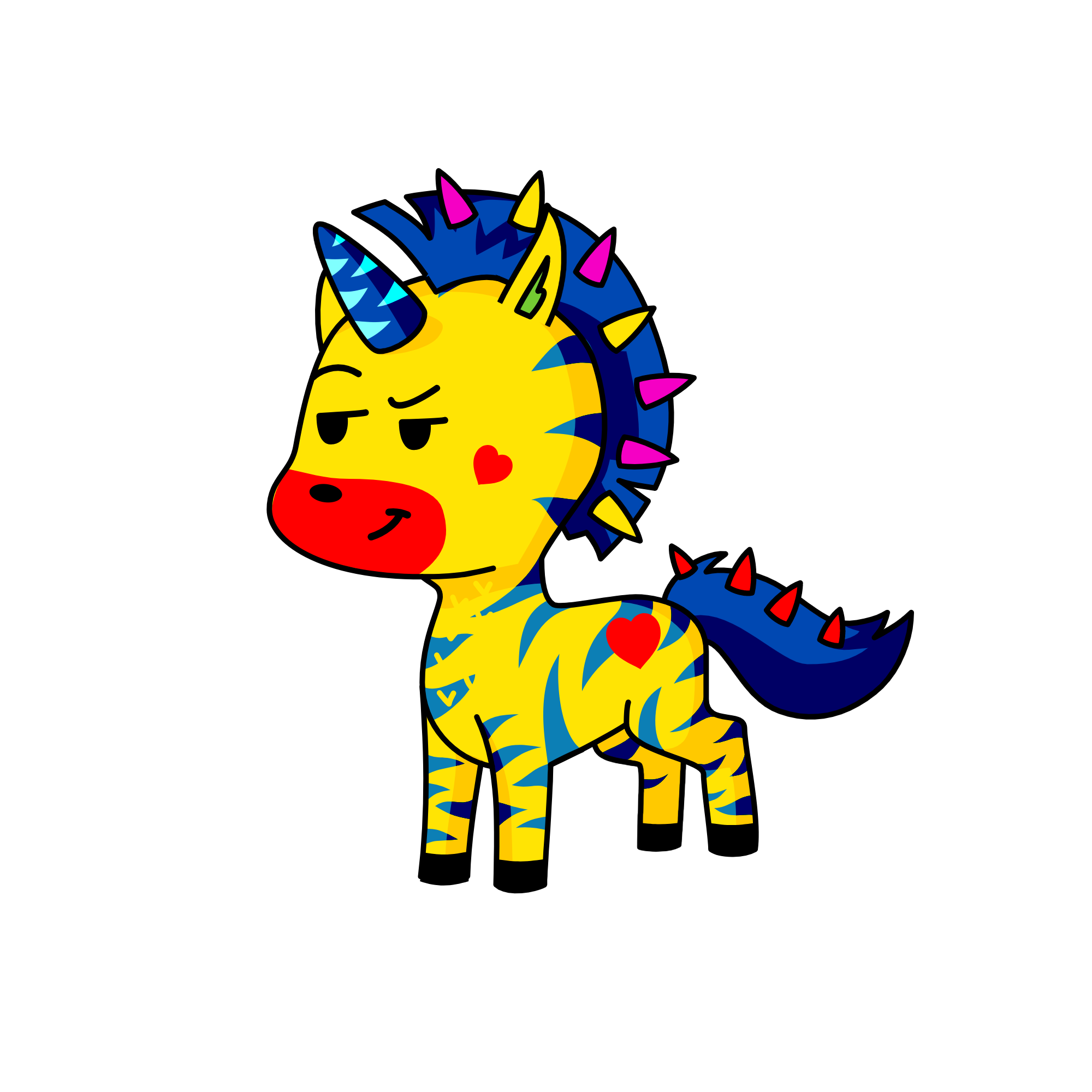 Rocky, the unicorn