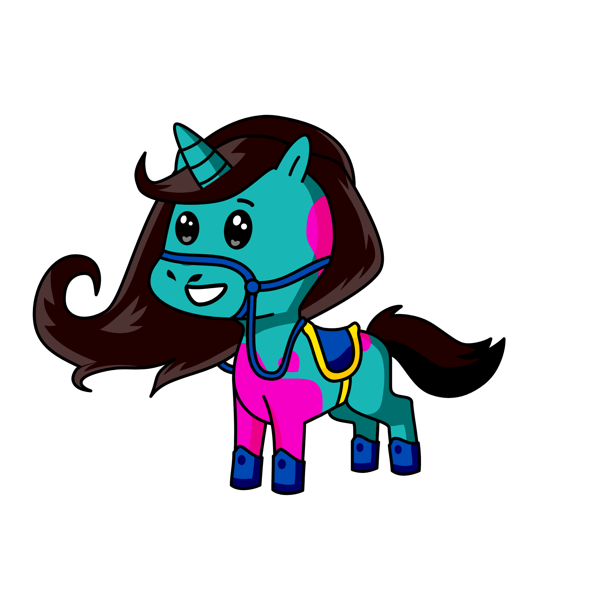 Bravery, the unicorn