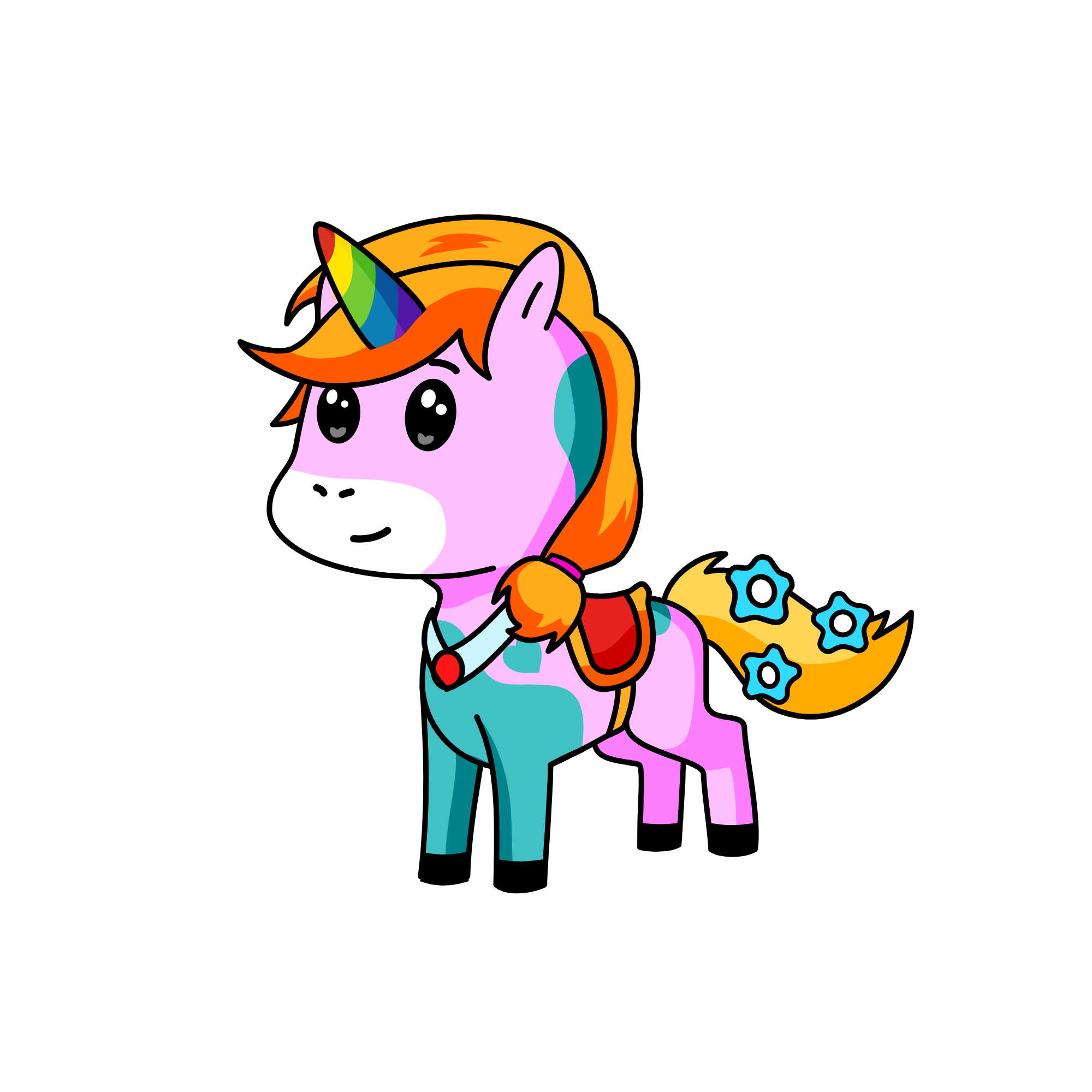 Cheeky, the unicorn