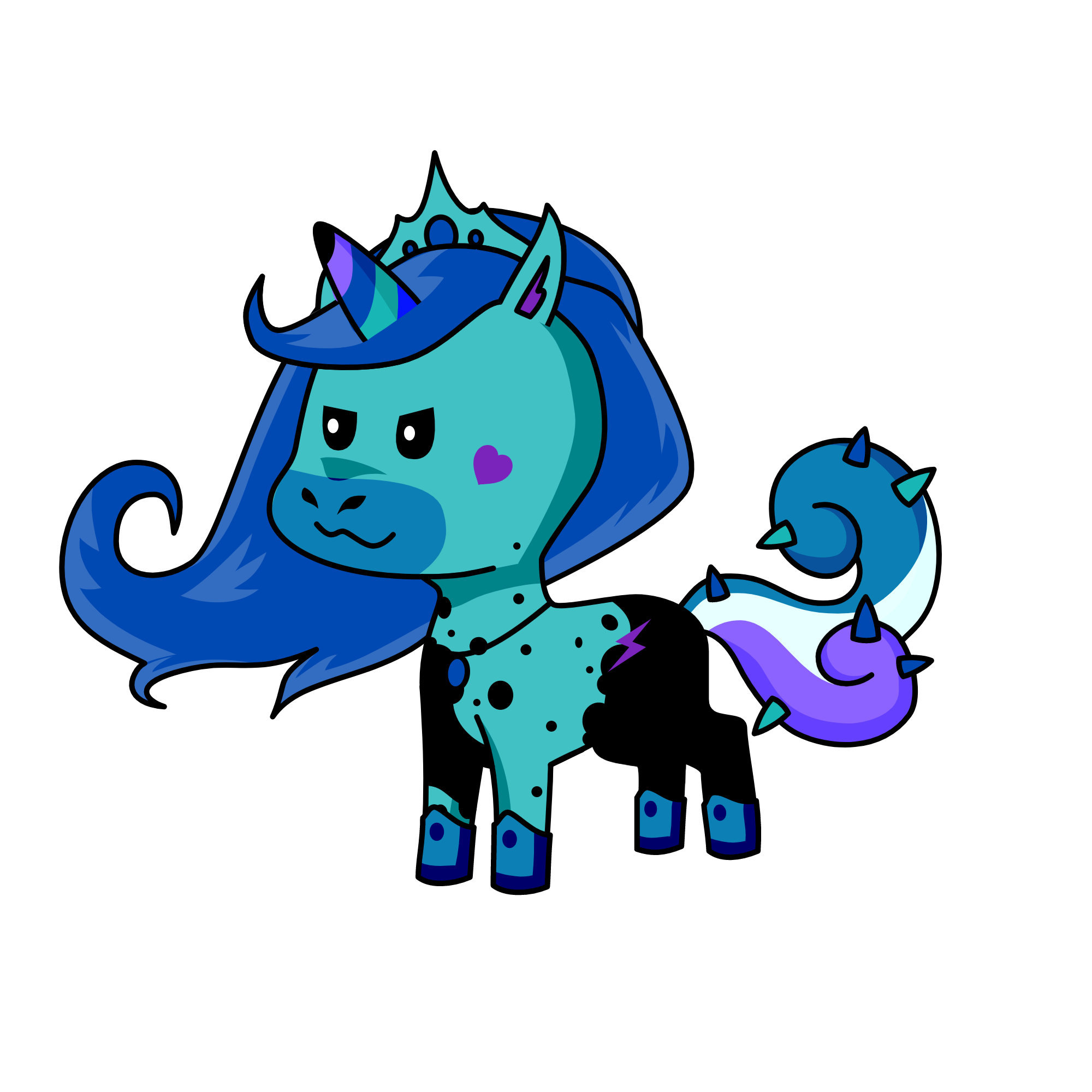 aqua, the unicorn