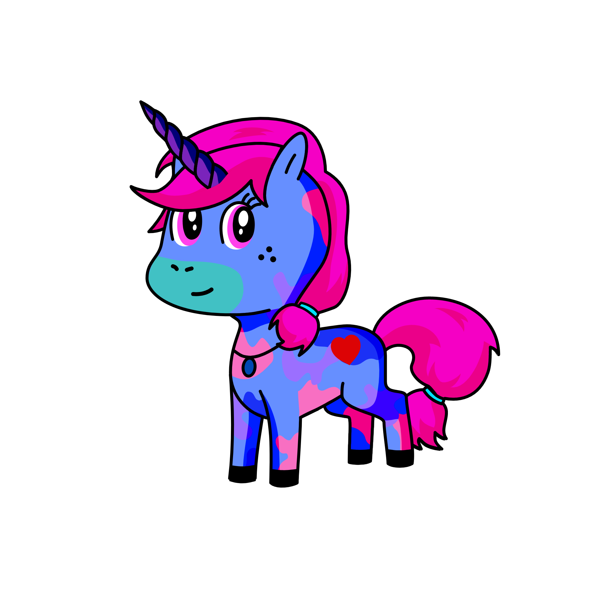 Missy Messy, the unicorn