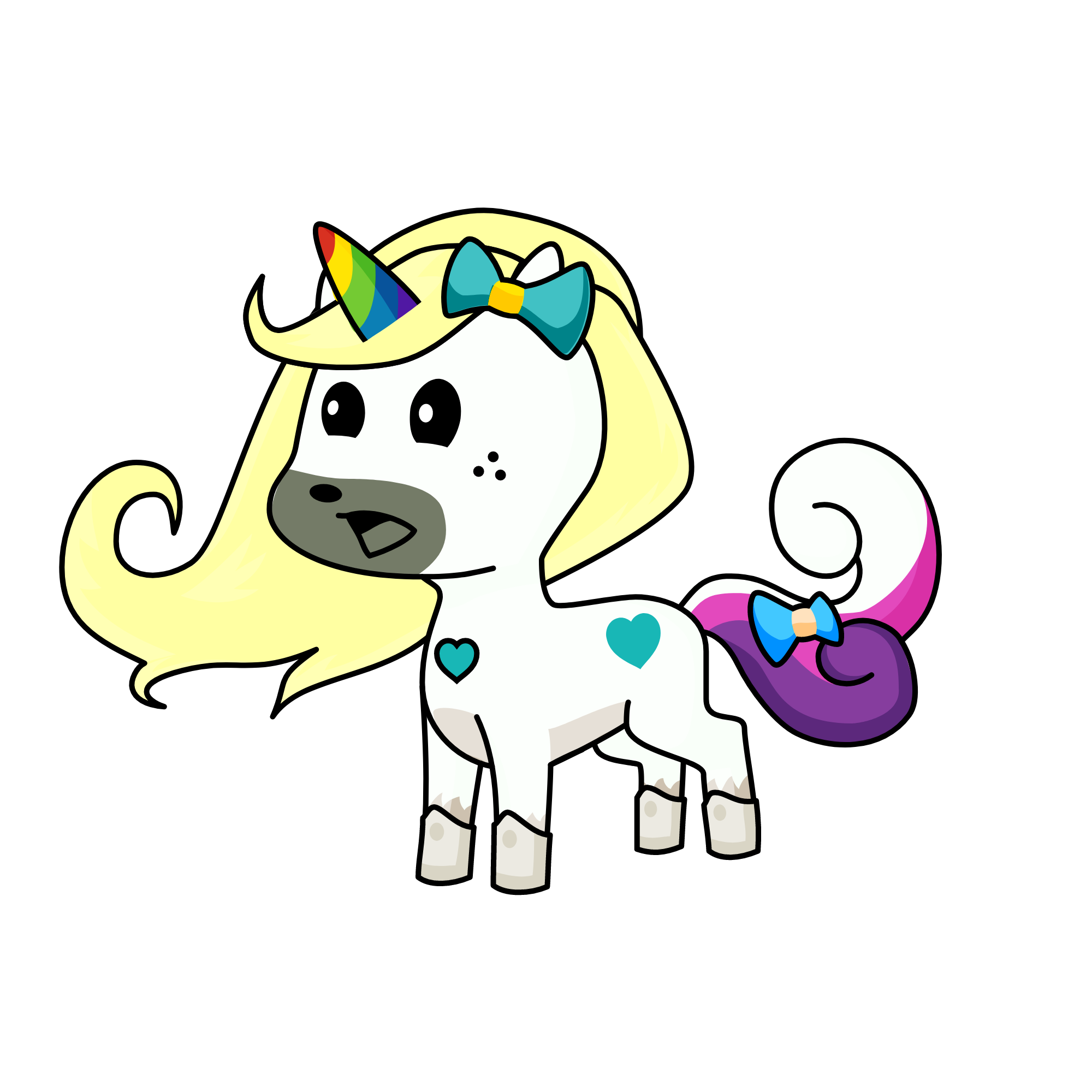 myauni, the unicorn