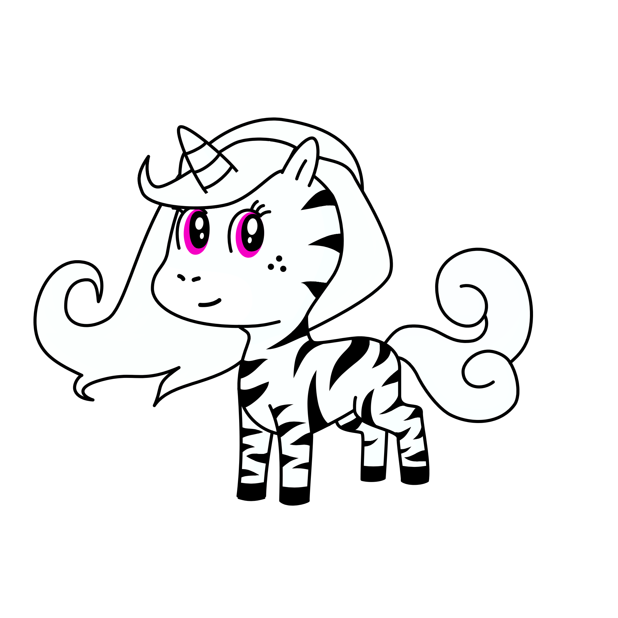 Zebra, the unicorn