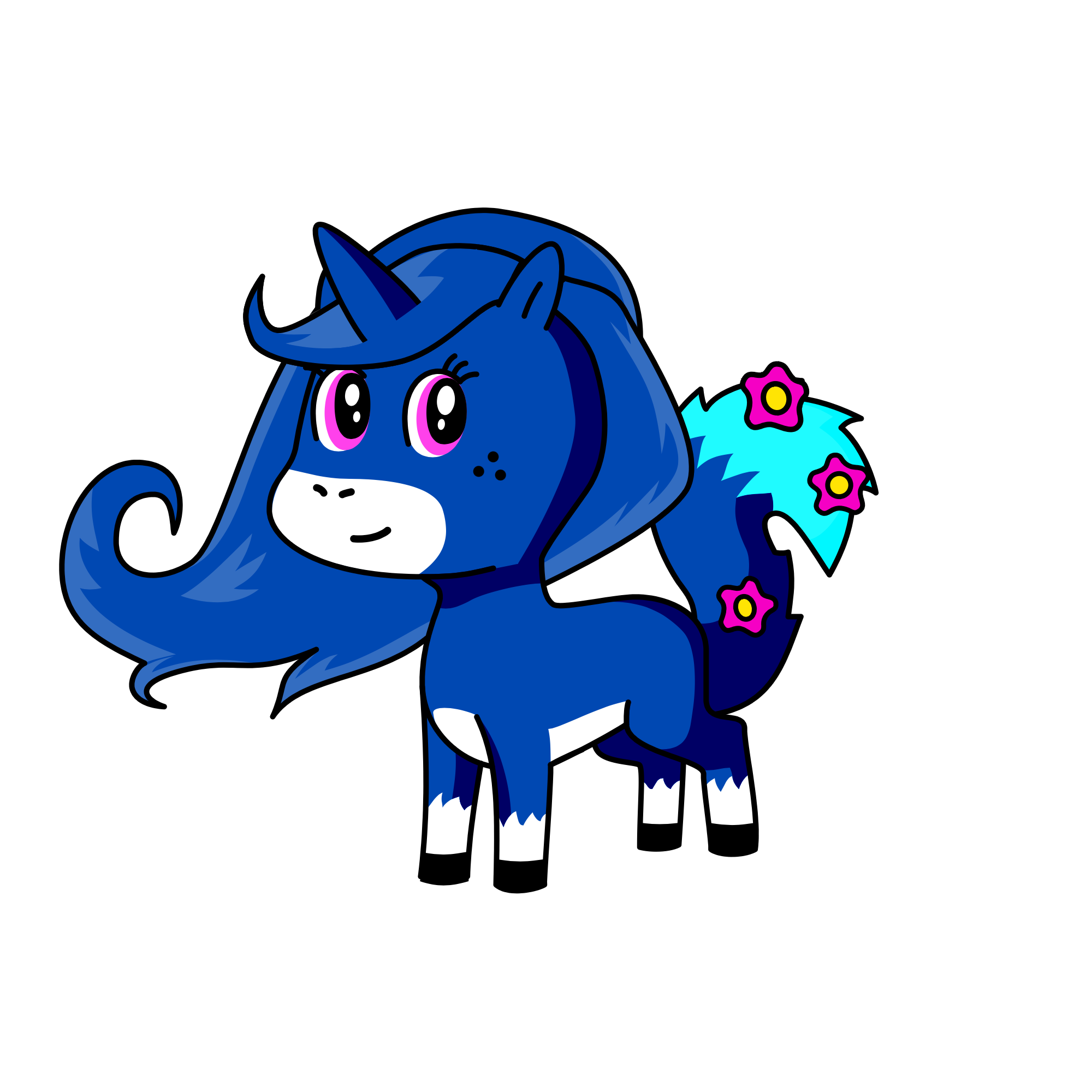 Happy tree friends, the unicorn