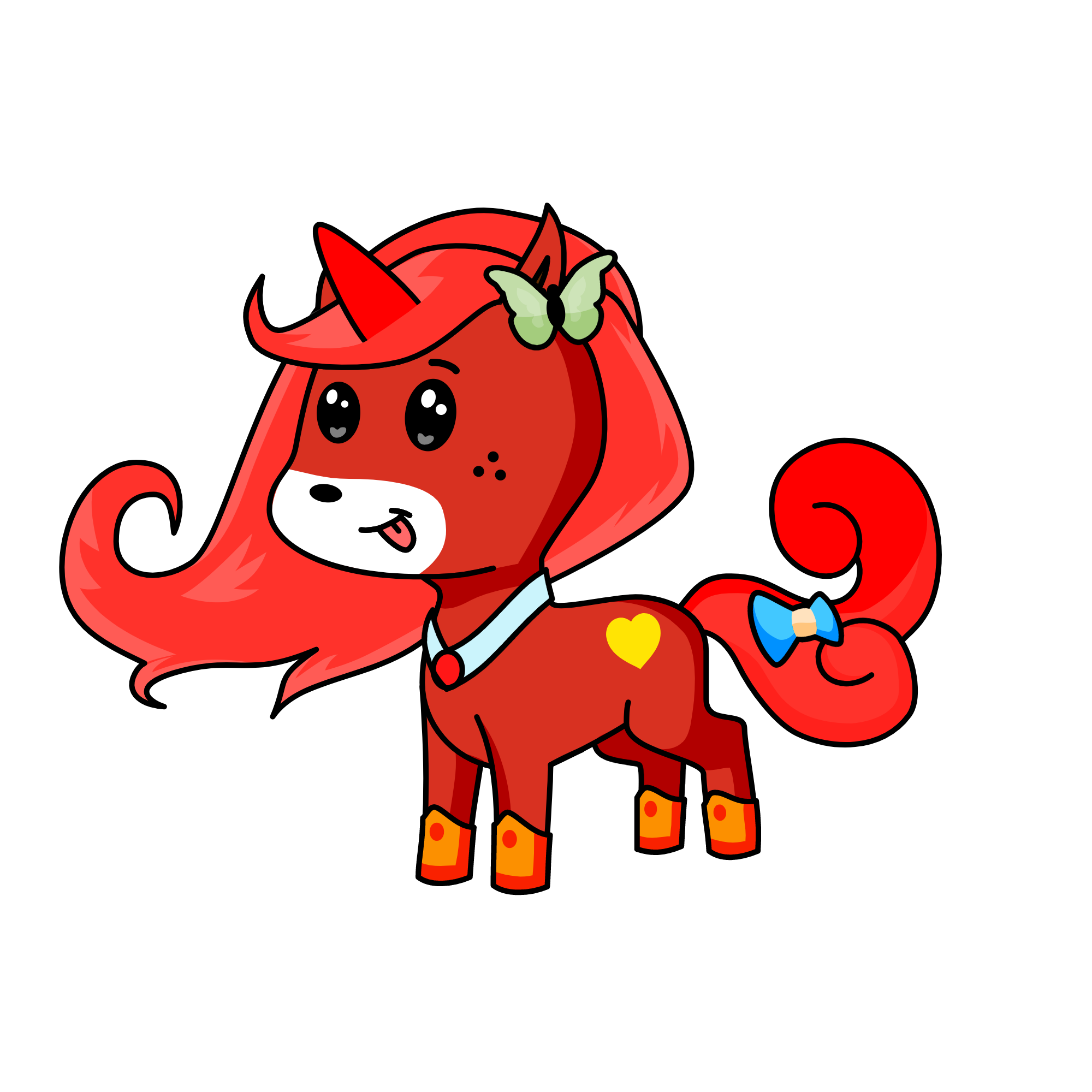 Foxy, the unicorn
