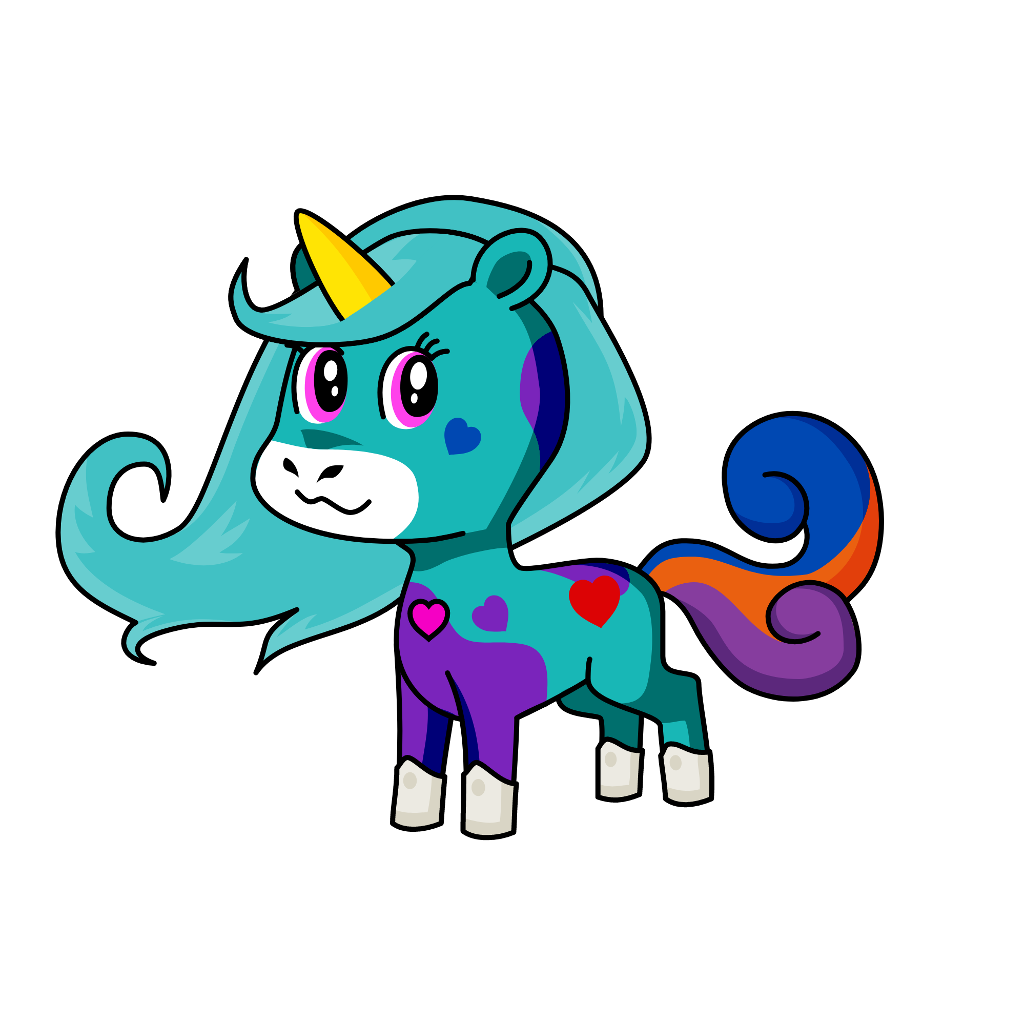 nnb, the unicorn
