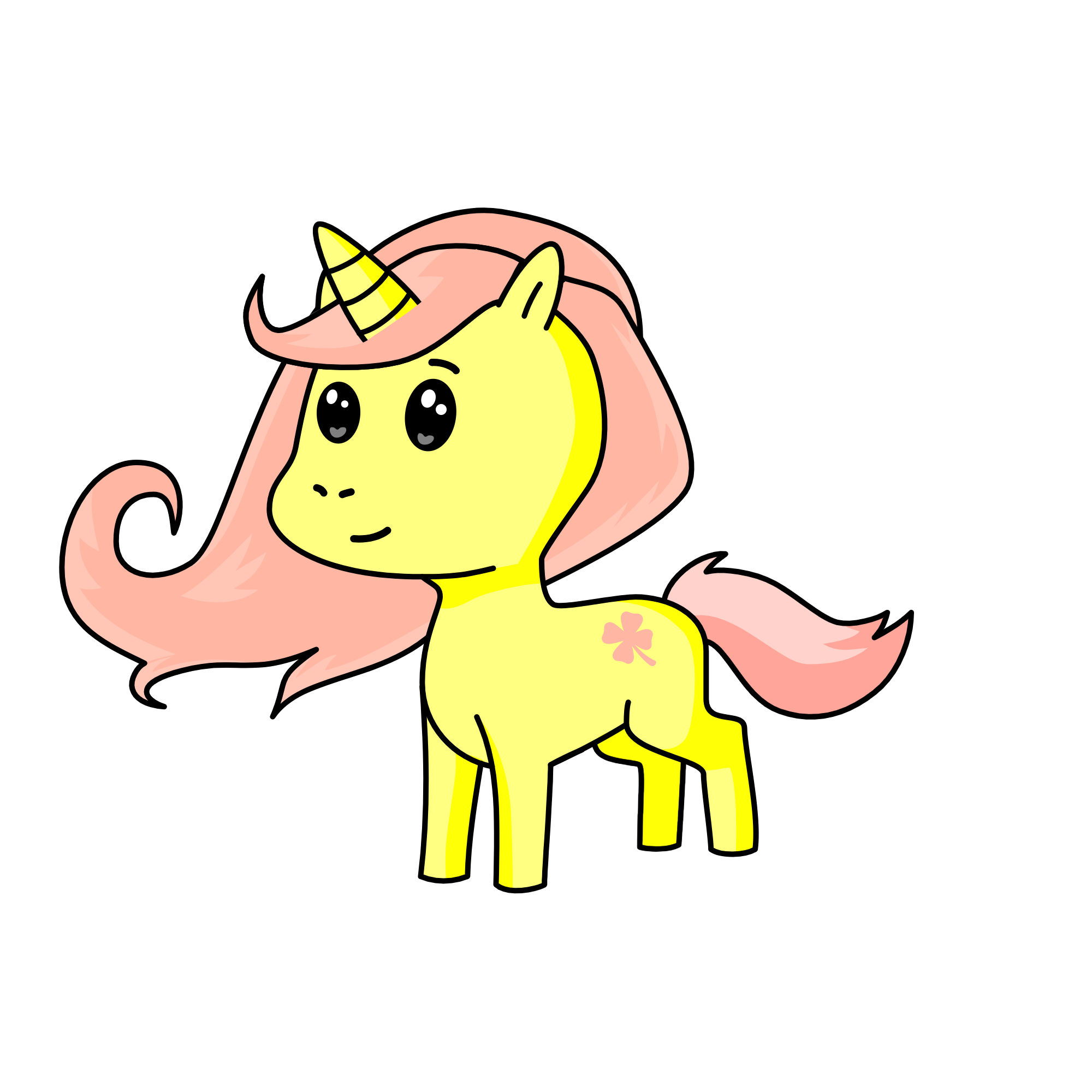 Fluttershy, the unicorn