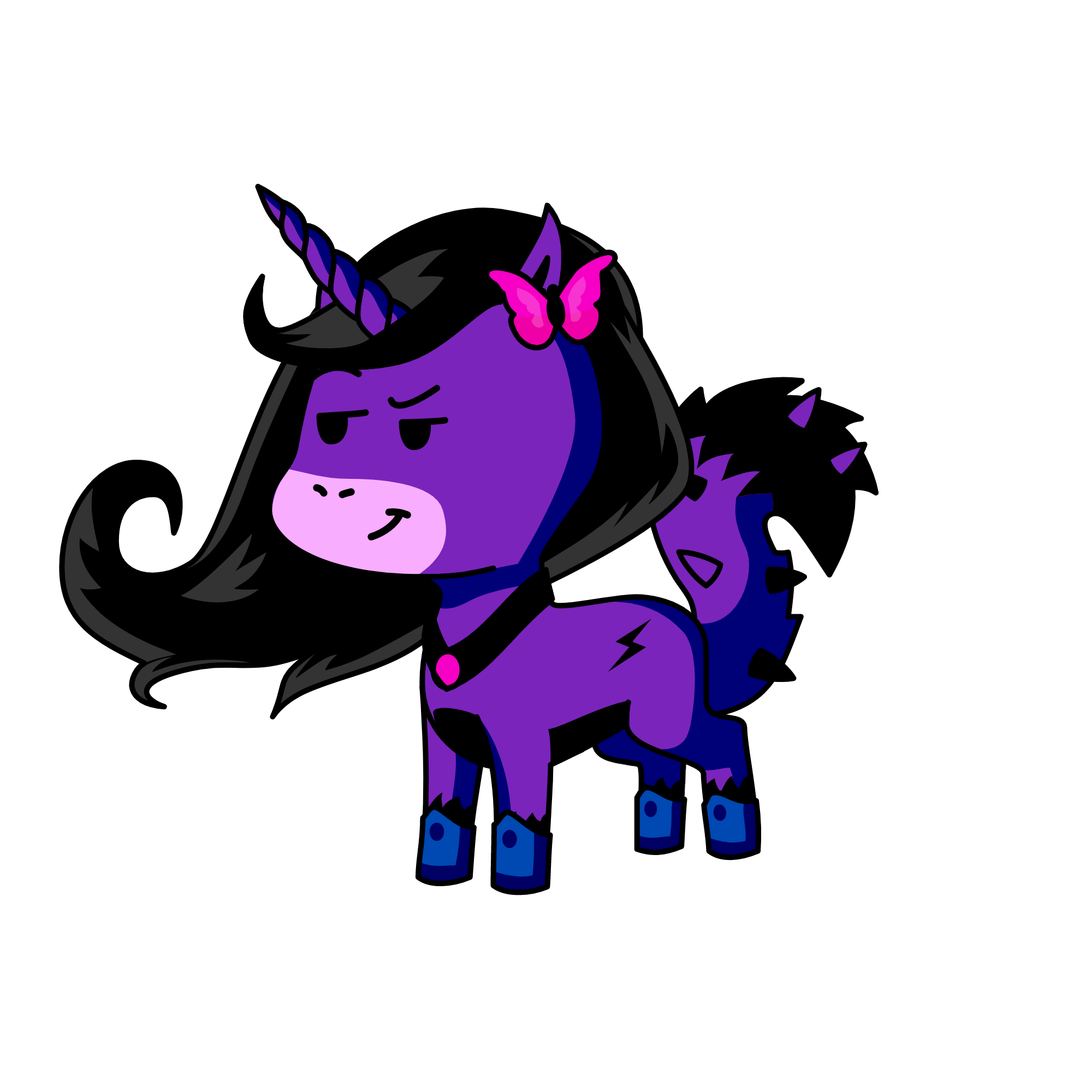 Midnight, the unicorn