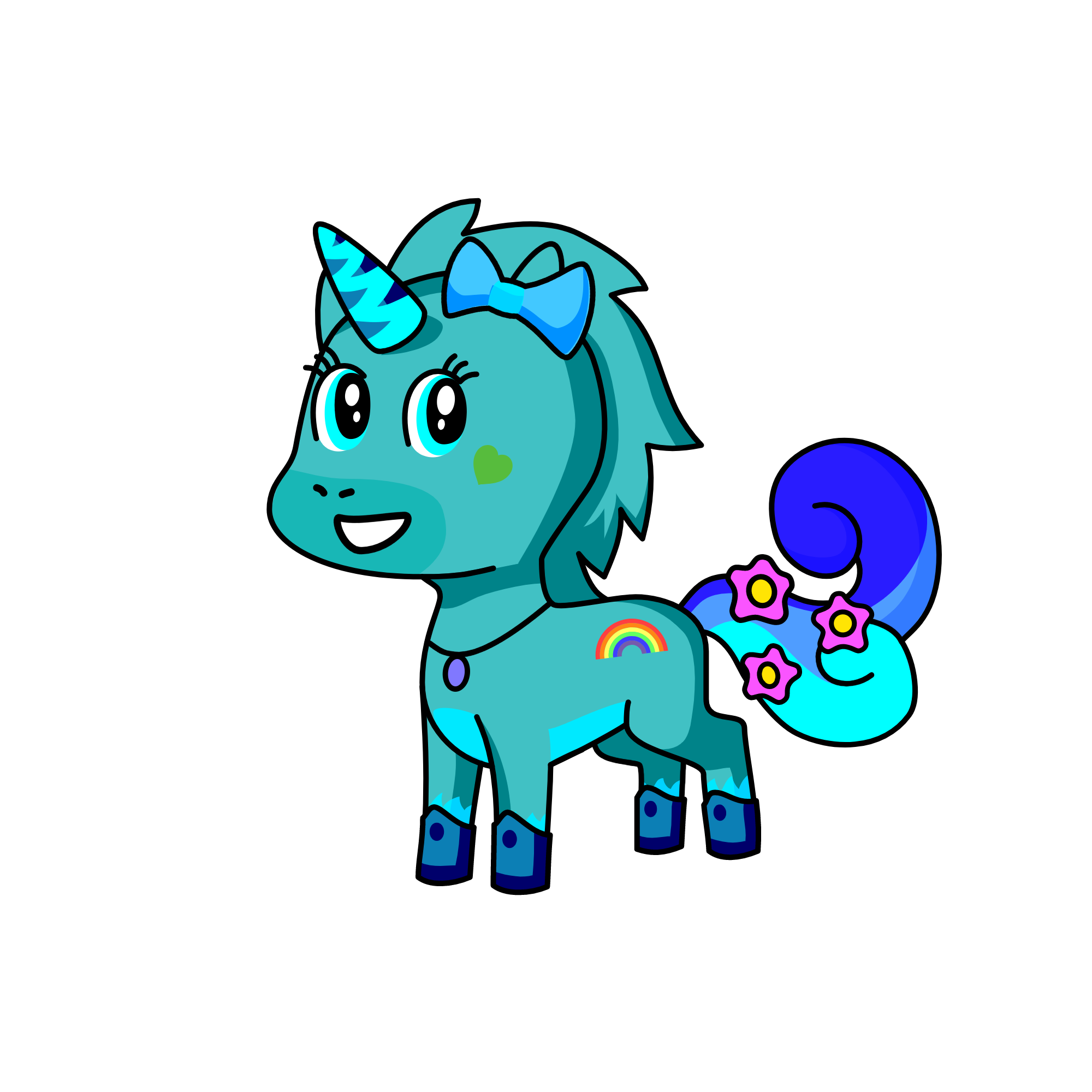ice queen, the unicorn