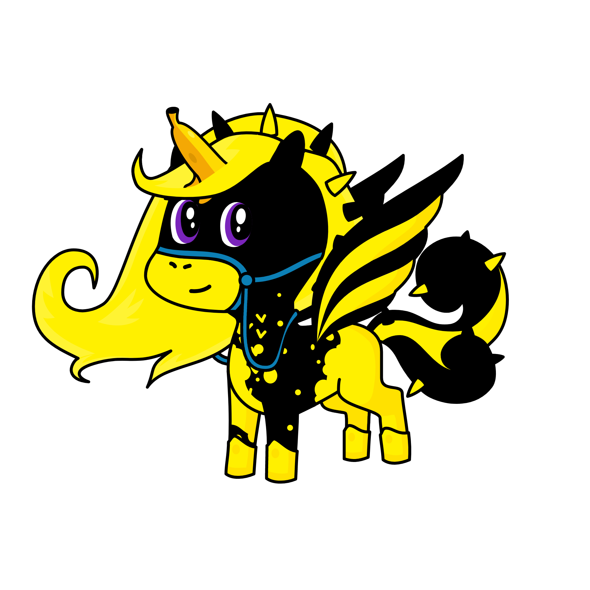 b, the unicorn