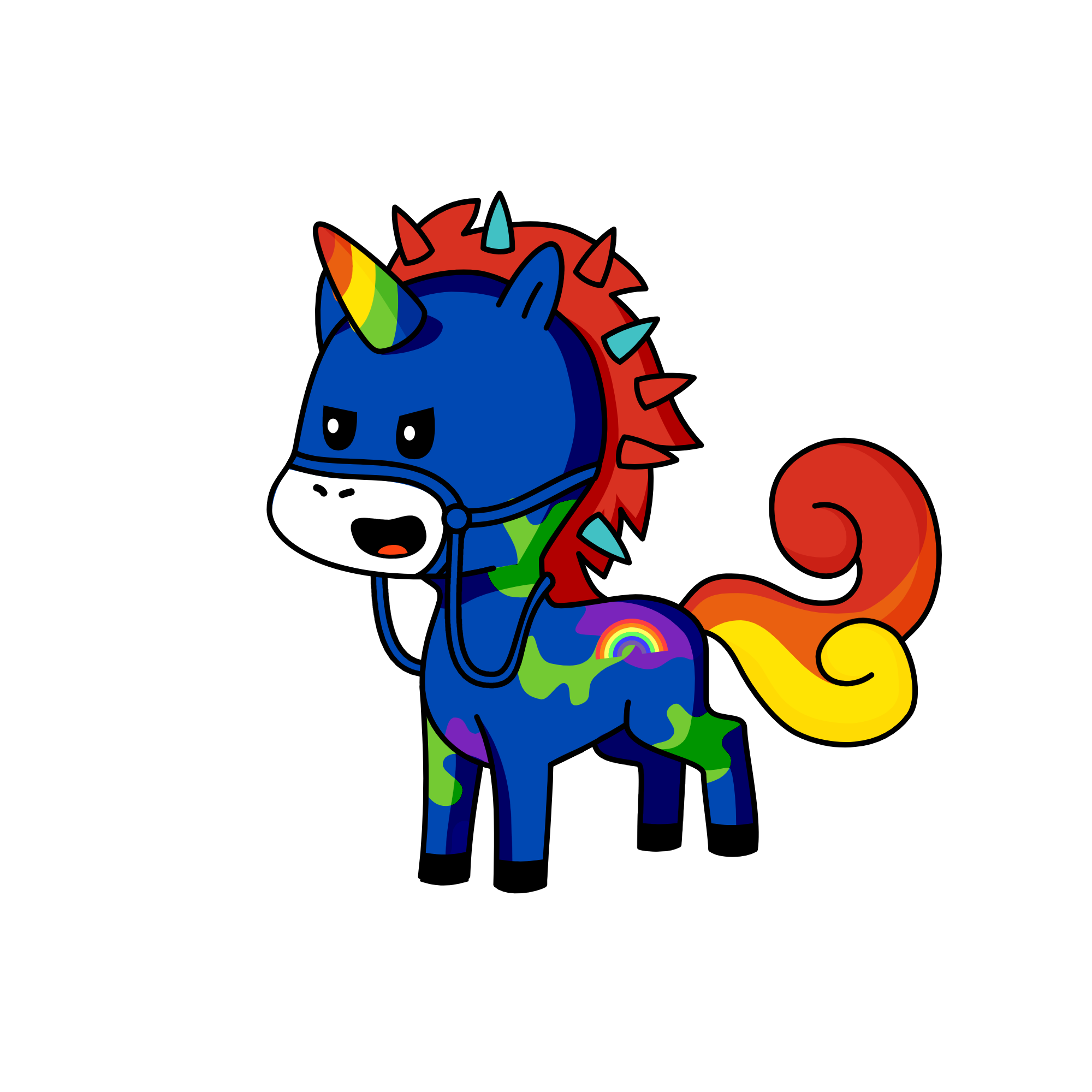 rainbow, the unicorn