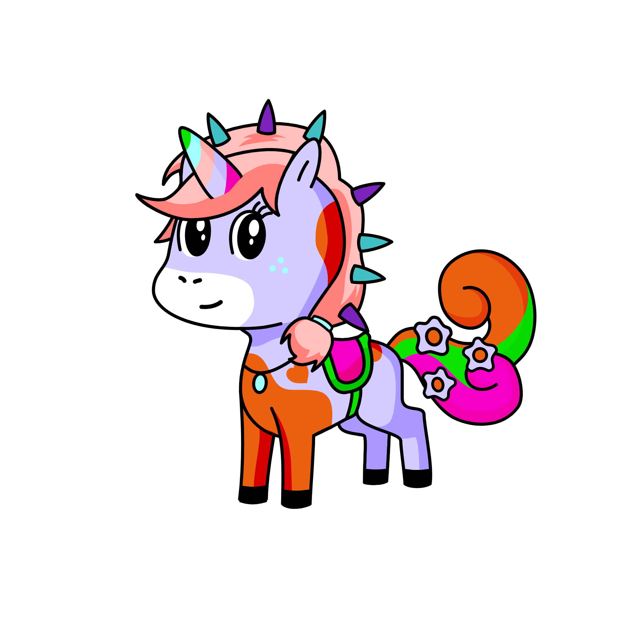 Little Miss Random, the unicorn