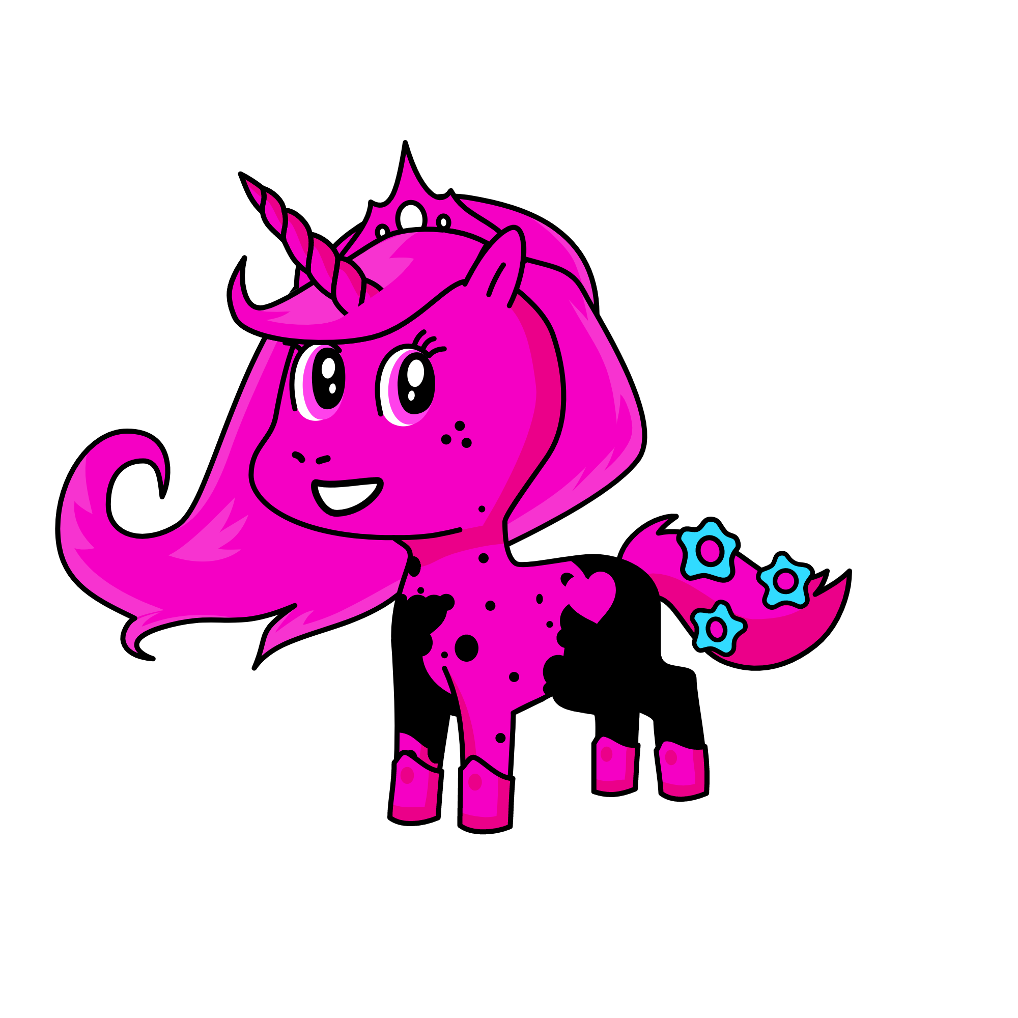 pink moon, the unicorn