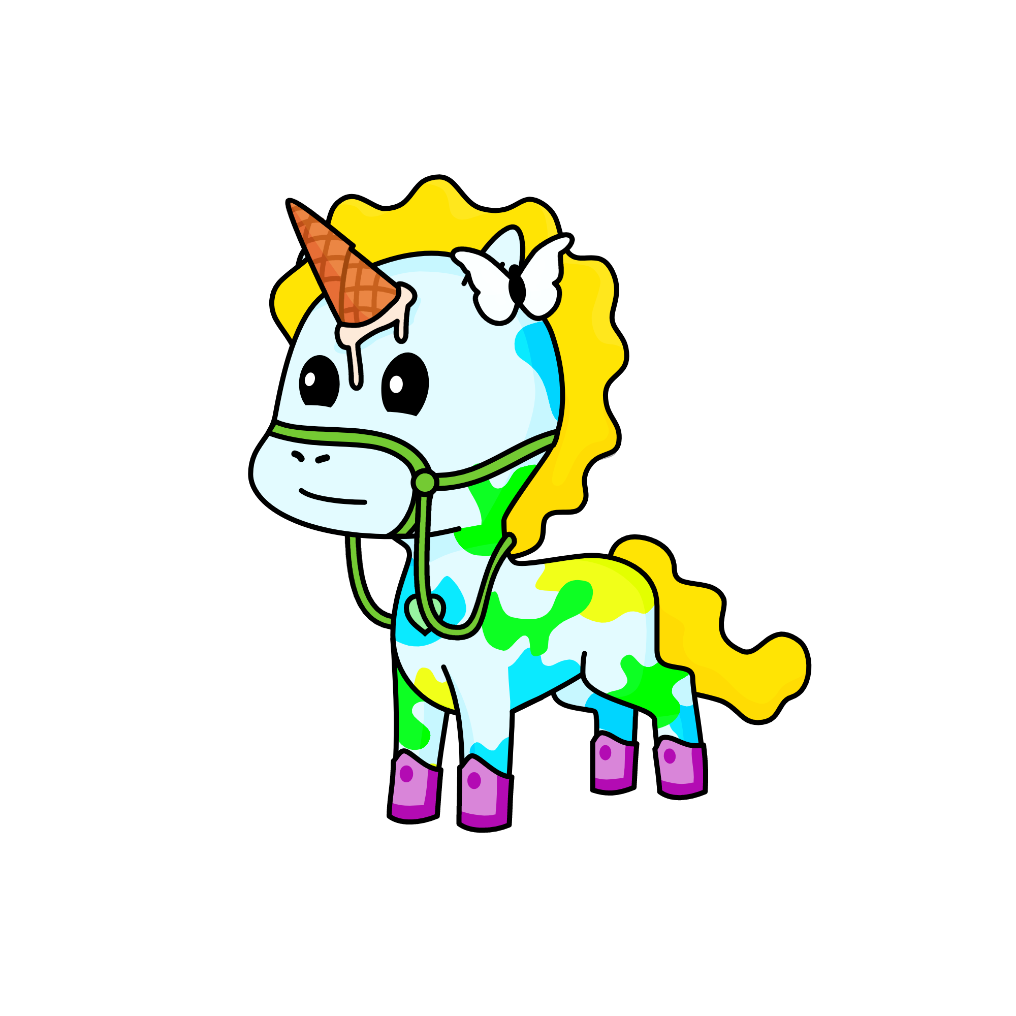 okiuvbv, the unicorn
