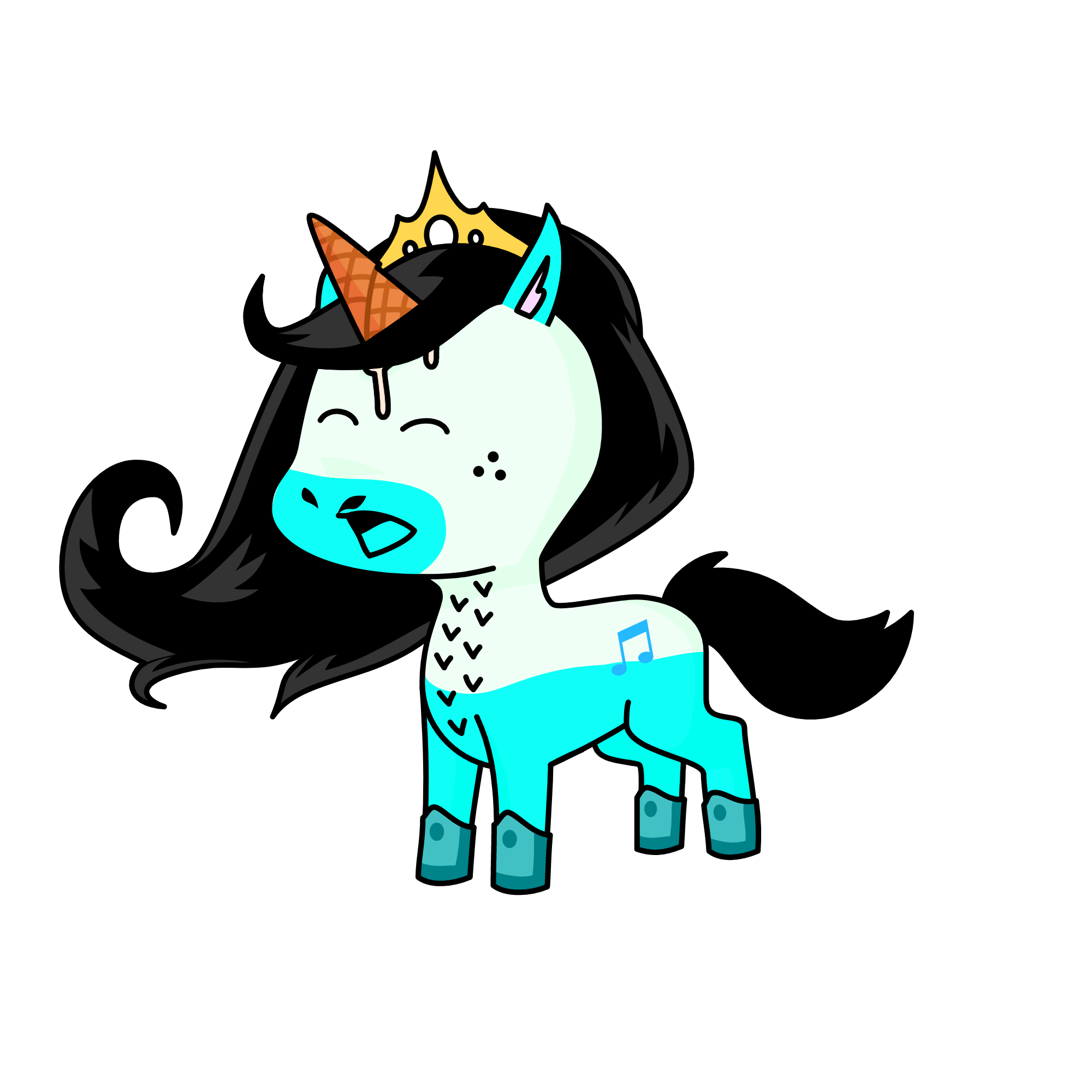 Musicia, the unicorn