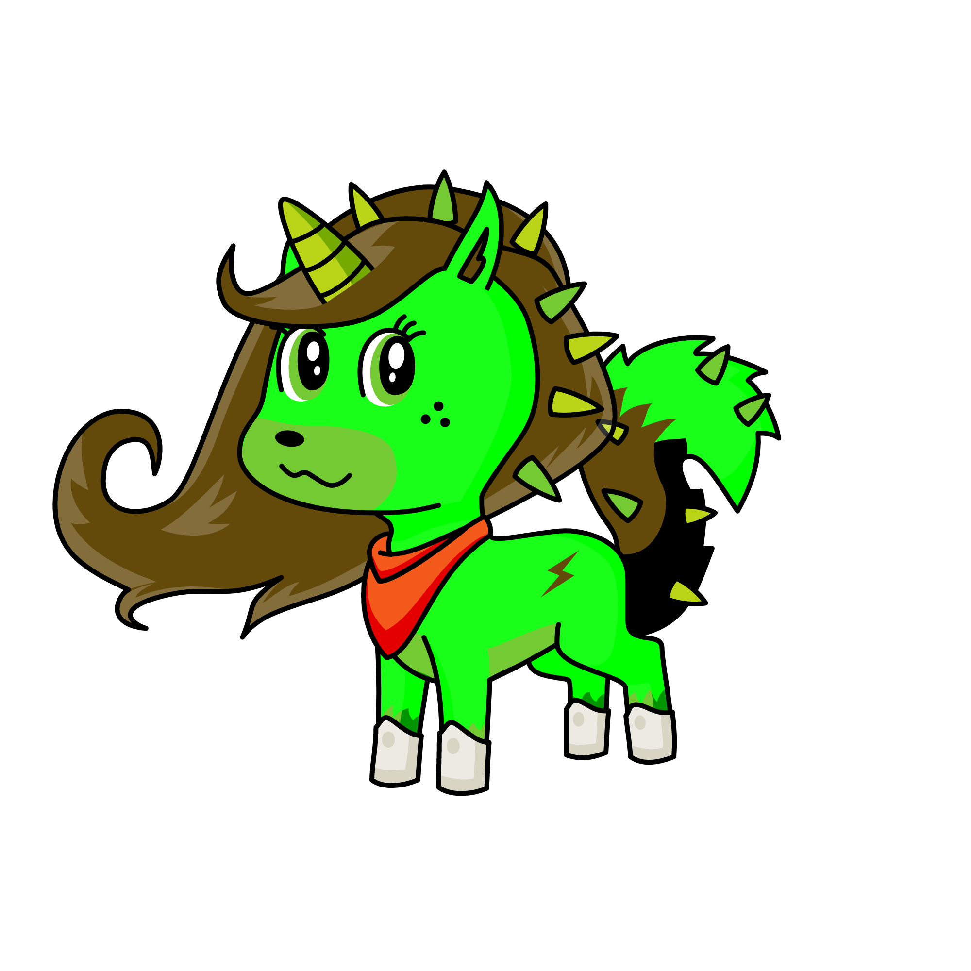 Nollie, the unicorn