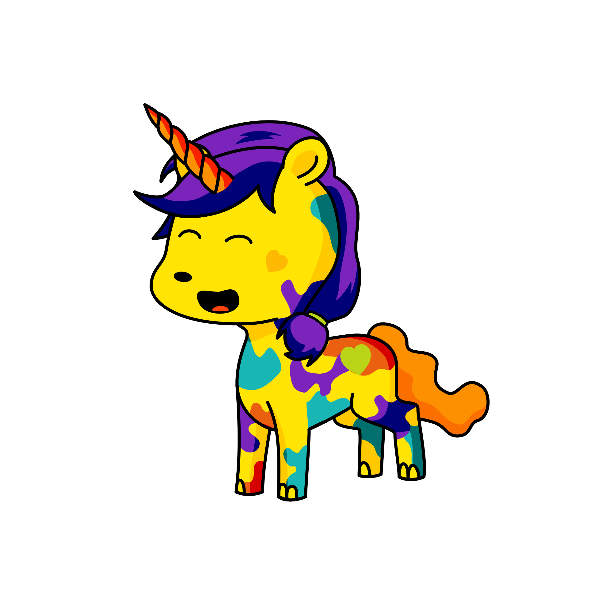 U, the unicorn
