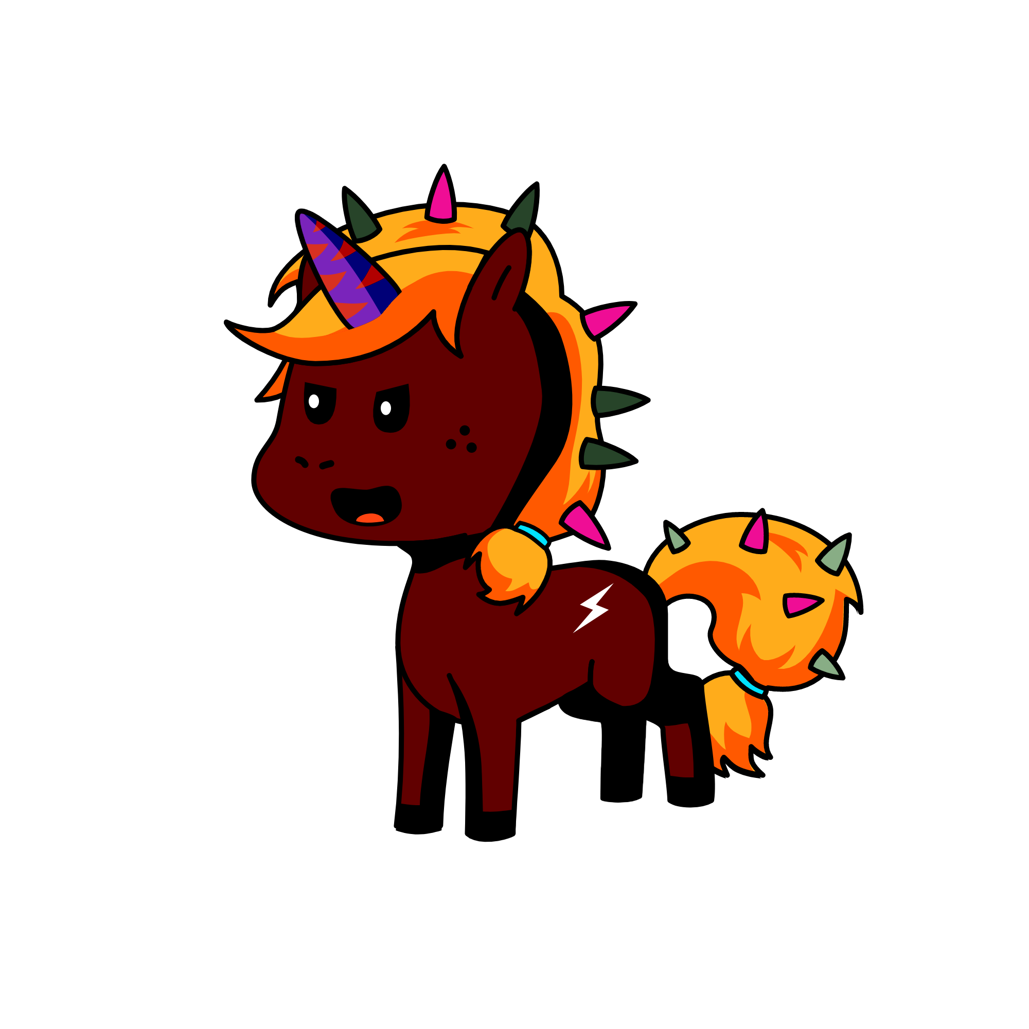 Stabby, the unicorn