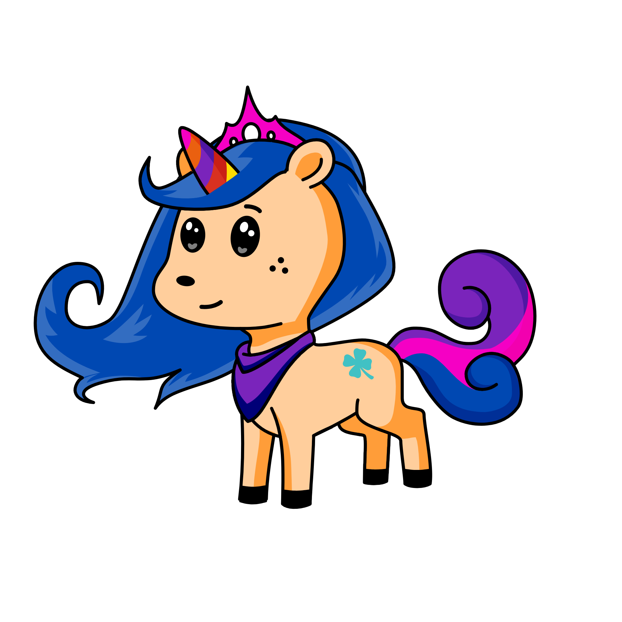 sparkly, the unicorn