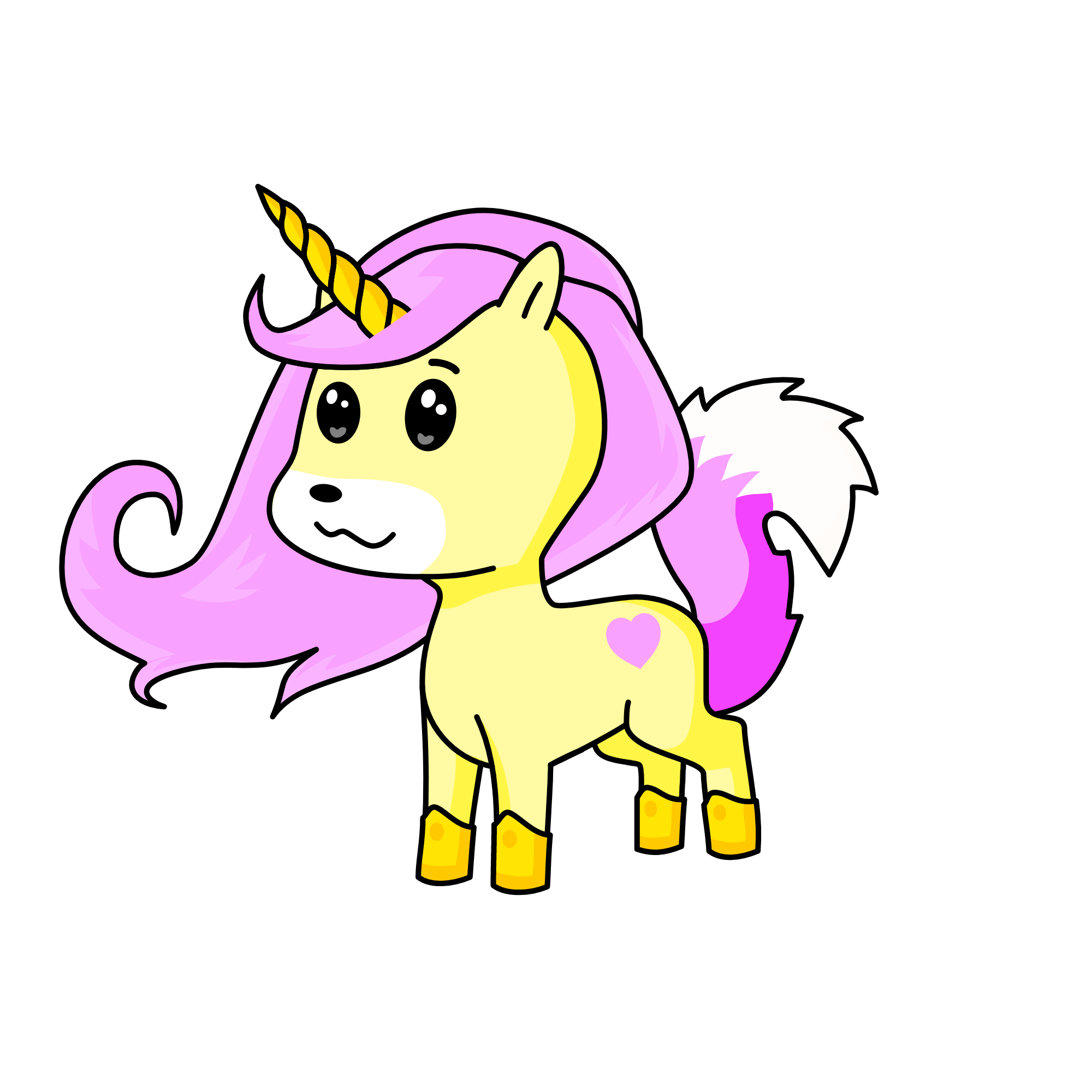 Fluttershy, the unicorn