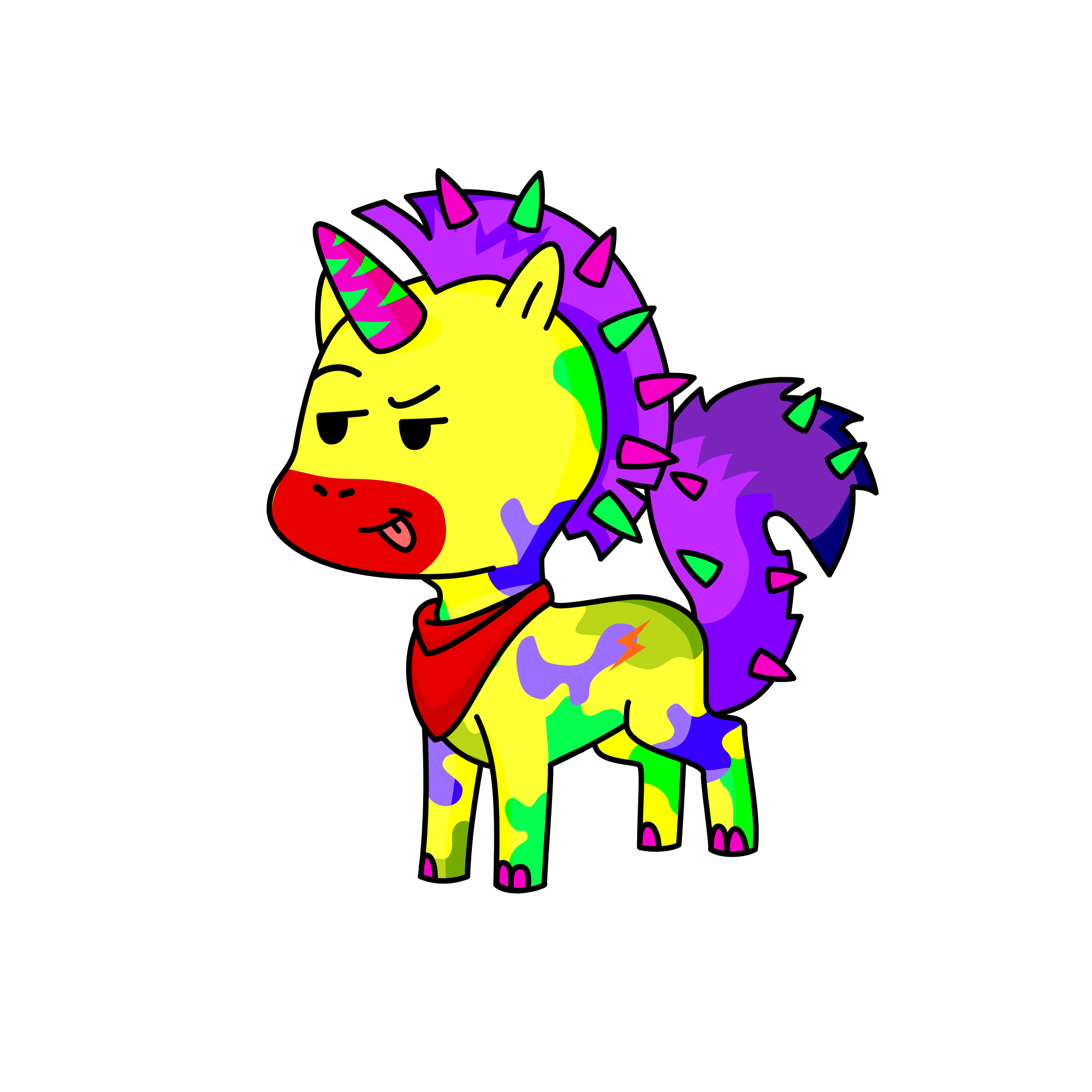 Wackycorn, the unicorn