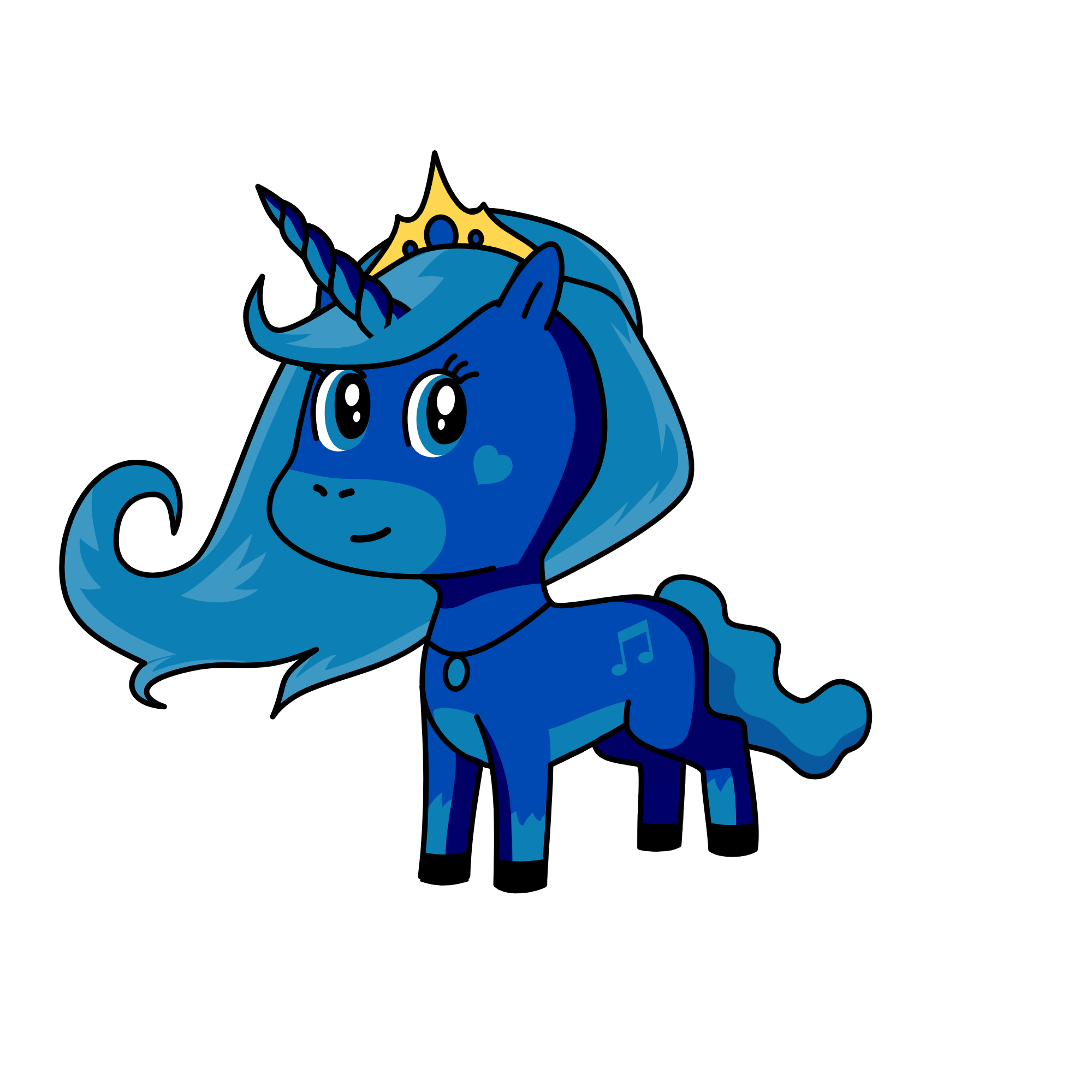 Luna, the unicorn