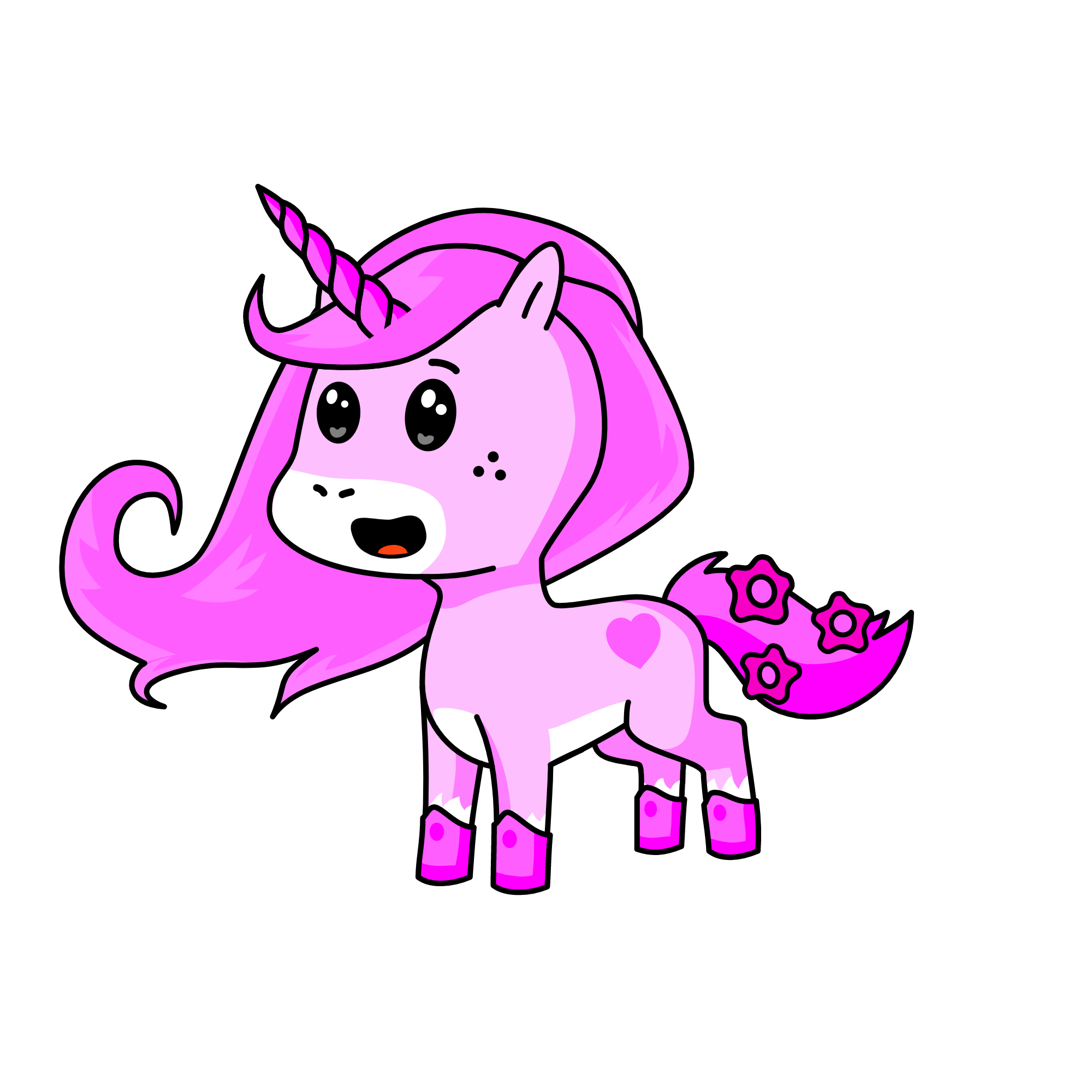 pinky, the unicorn