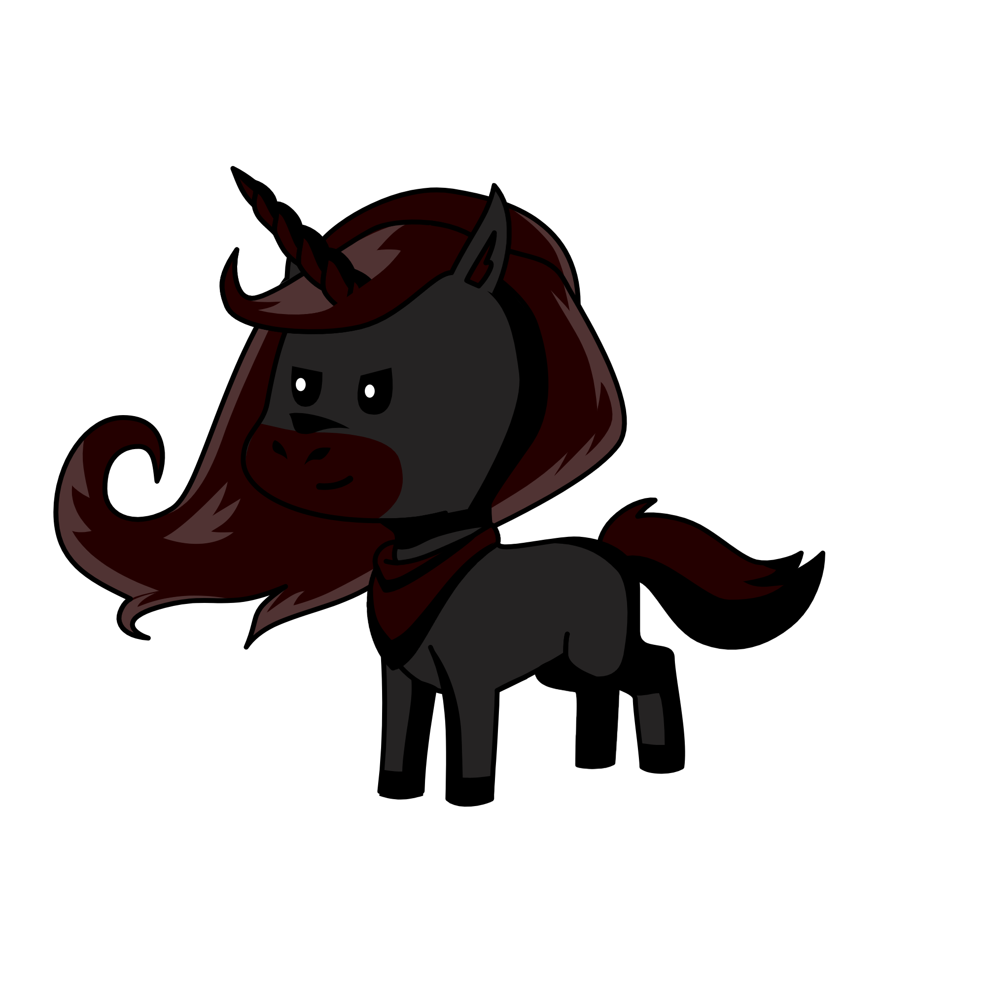 nightmere devil , the unicorn