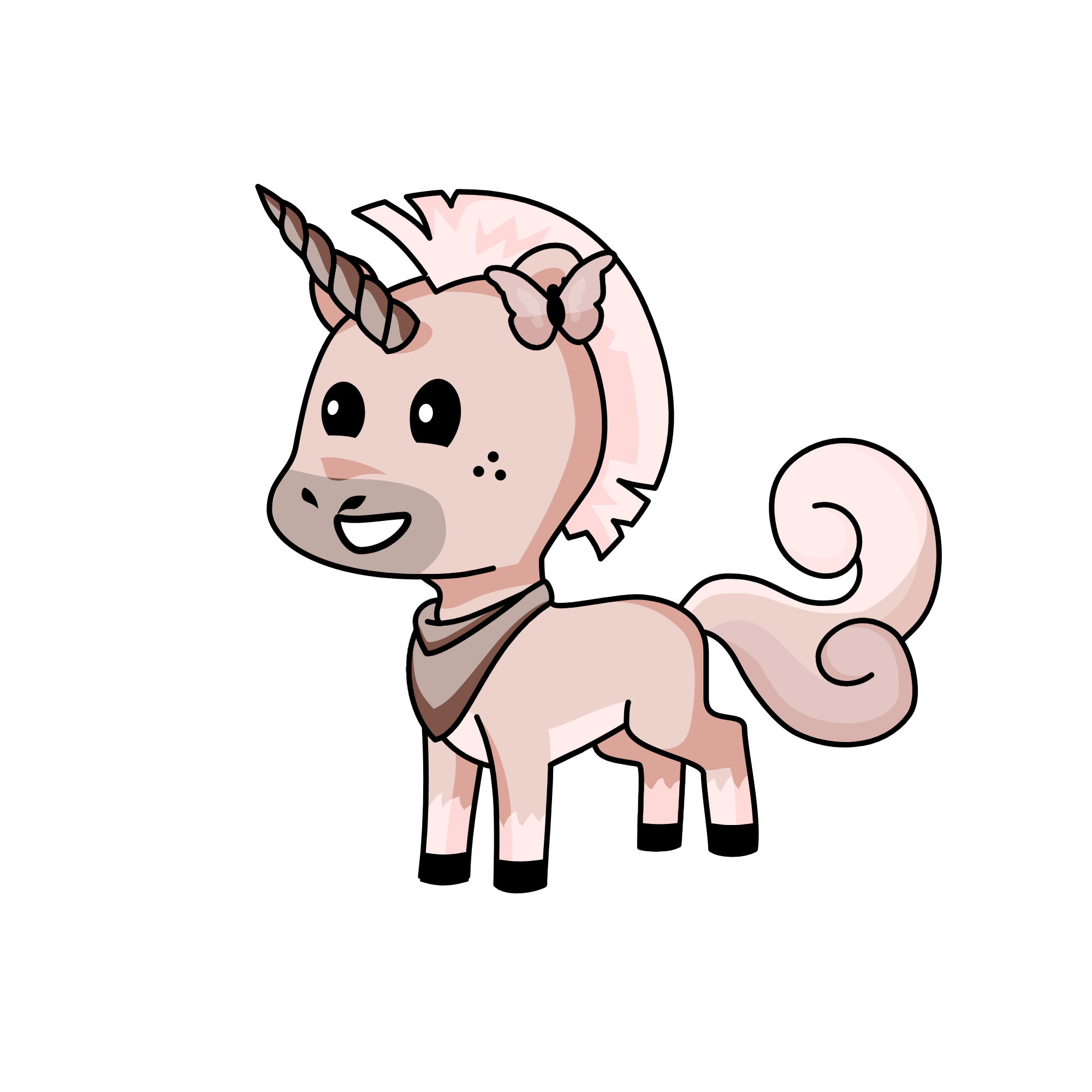 Theme unicorn: skin, the unicorn