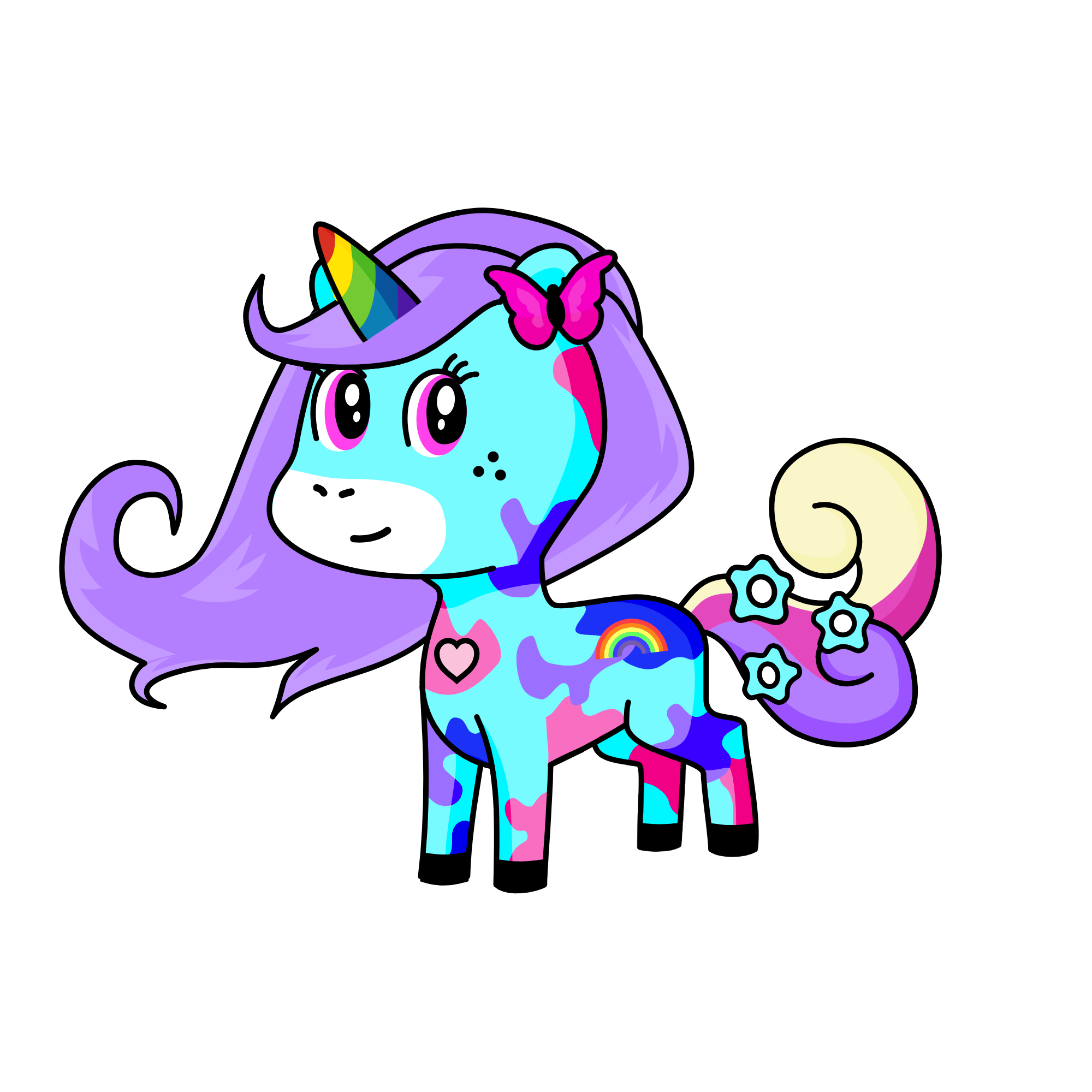 Rose, the unicorn