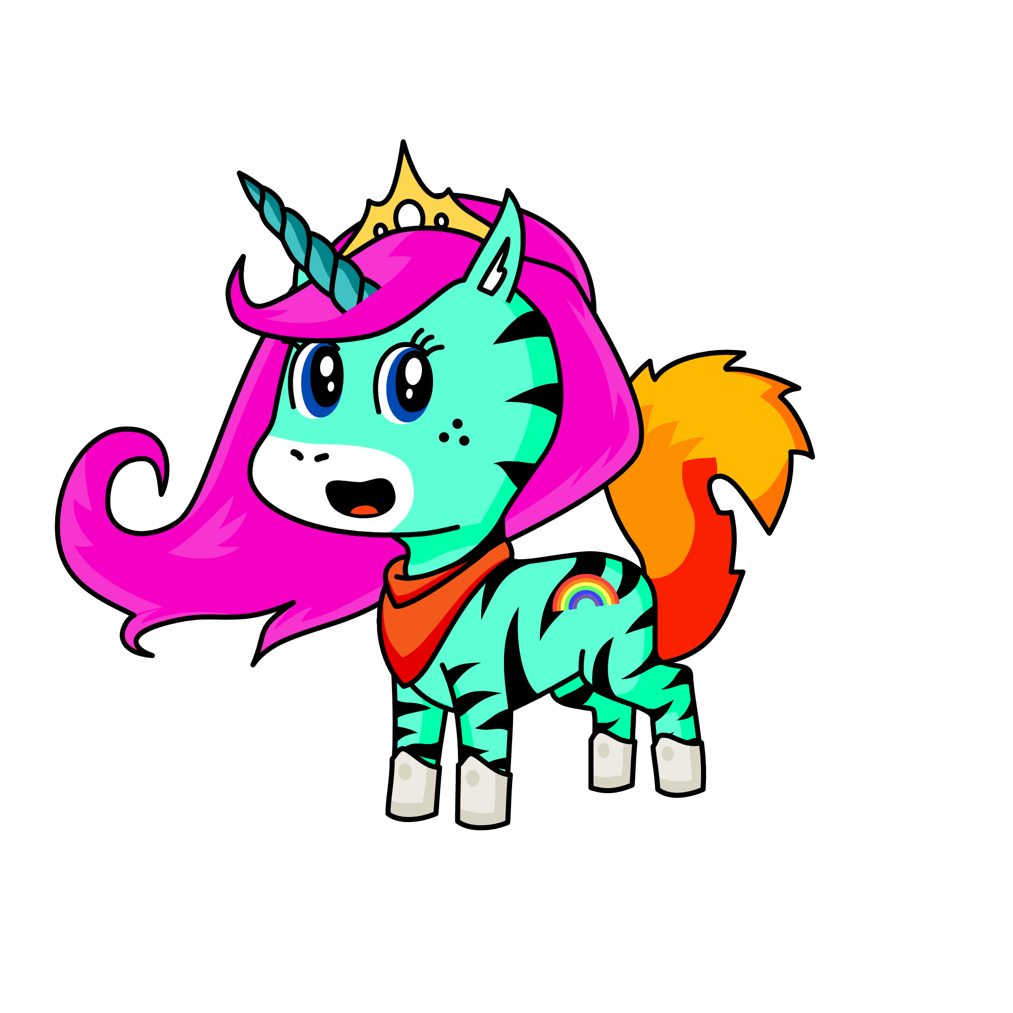 Tigercorn, the unicorn