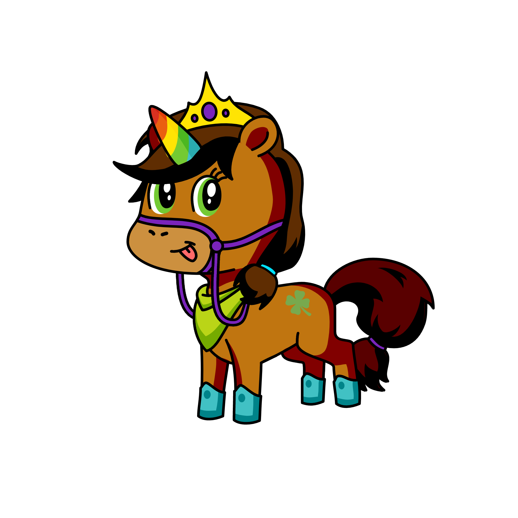 Clover , the unicorn