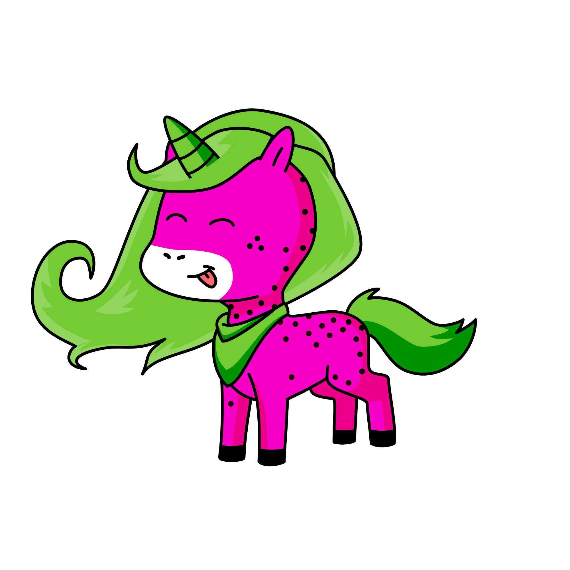 strawberry, the unicorn