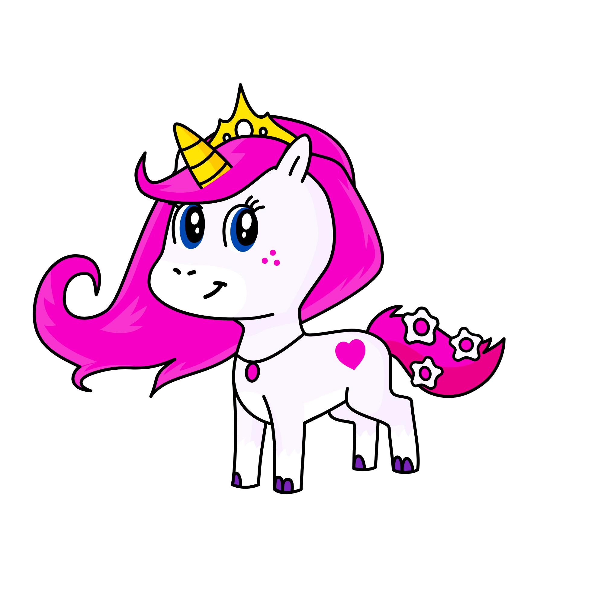 pinky princess, the unicorn