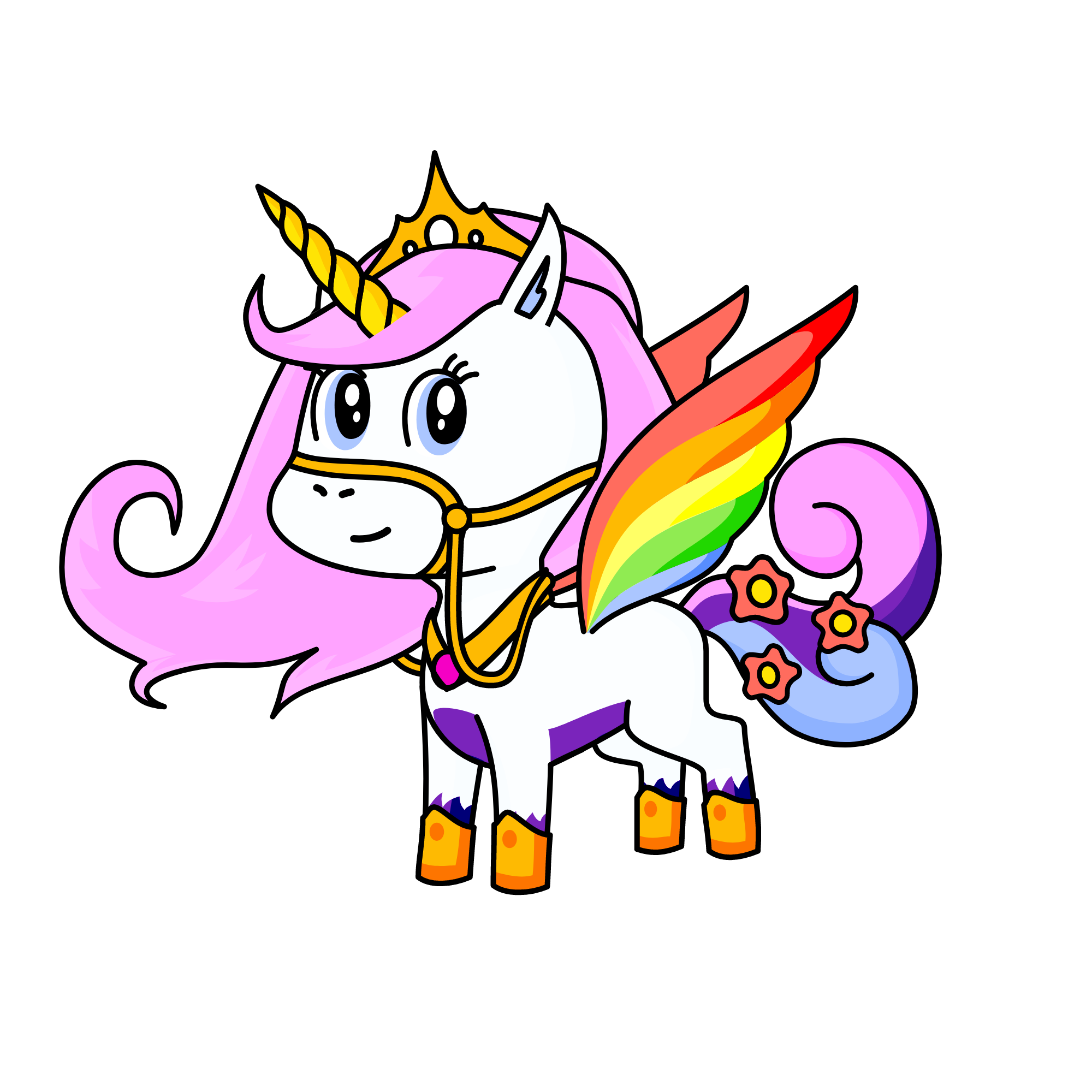 Queen of Cornifyland, the unicorn