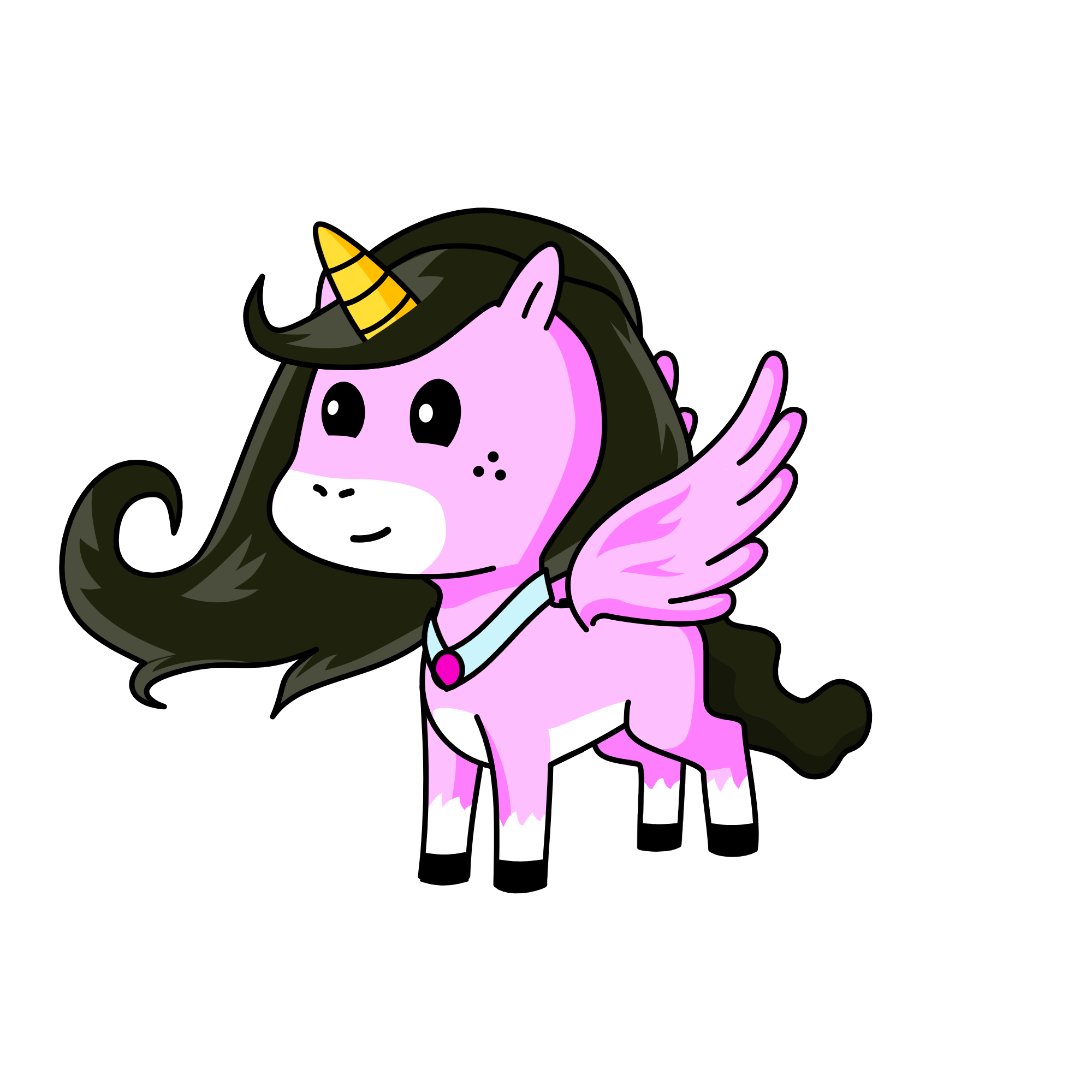 Pixie, the unicorn