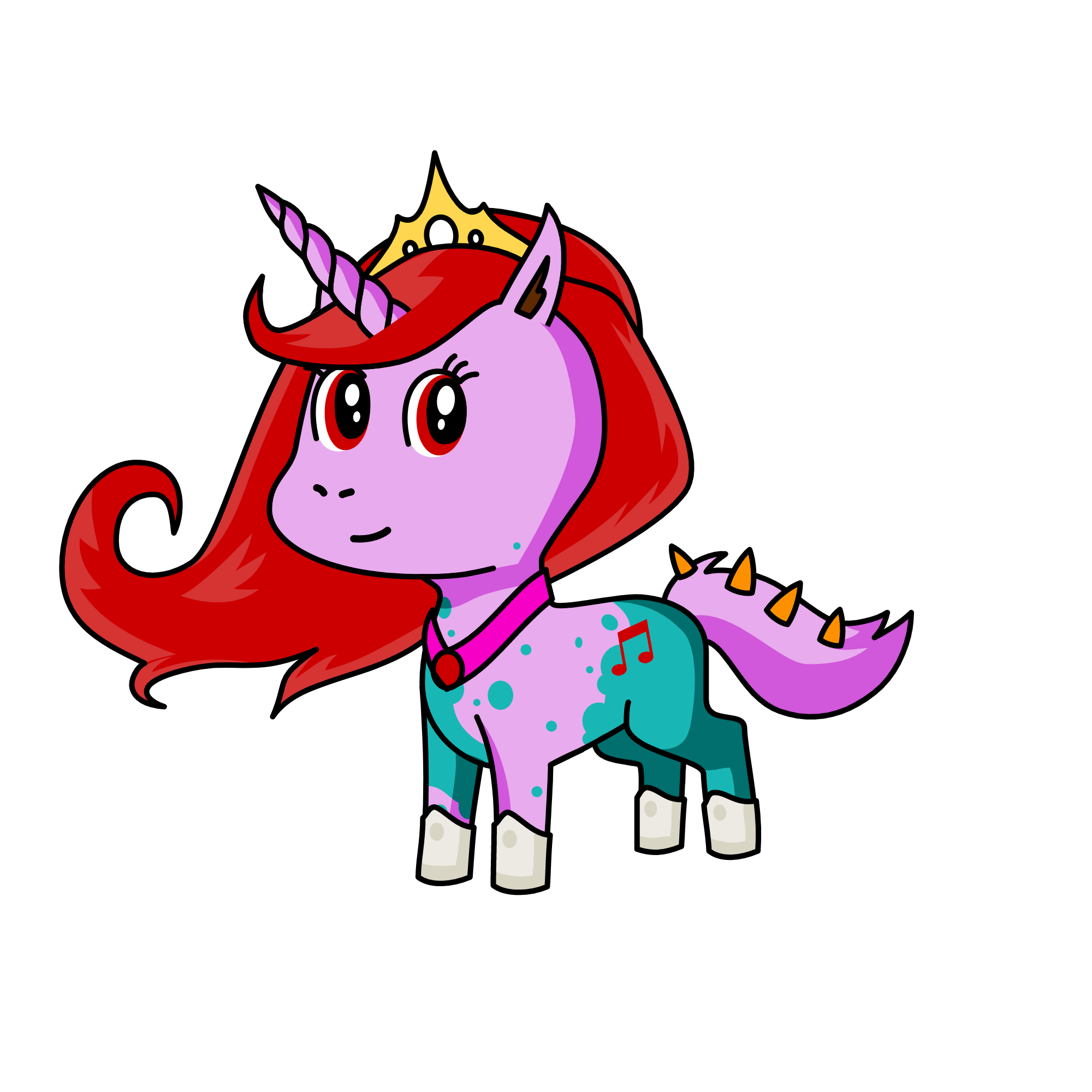 Queen Shaniqua hottie Hall, the unicorn