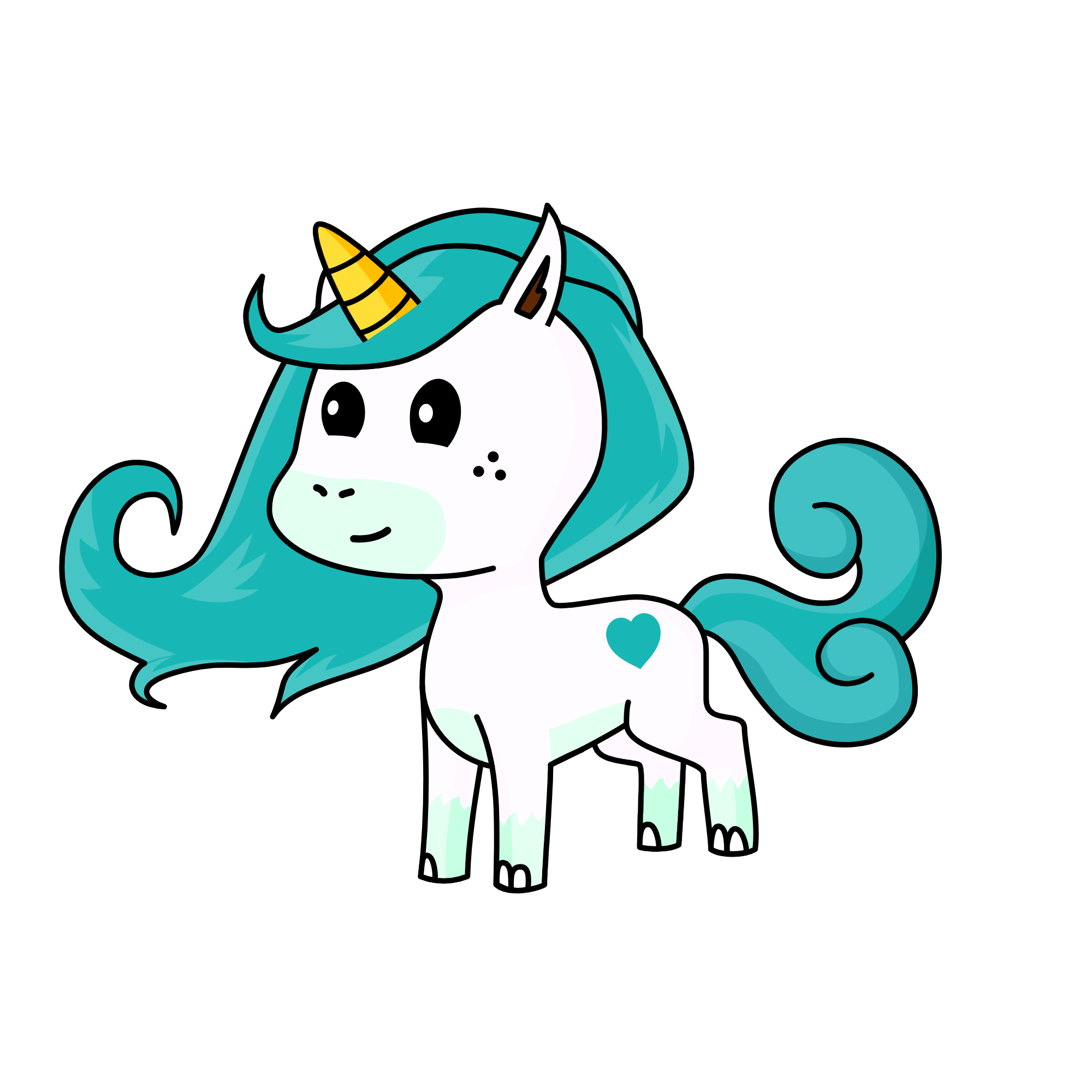 Winter, the unicorn