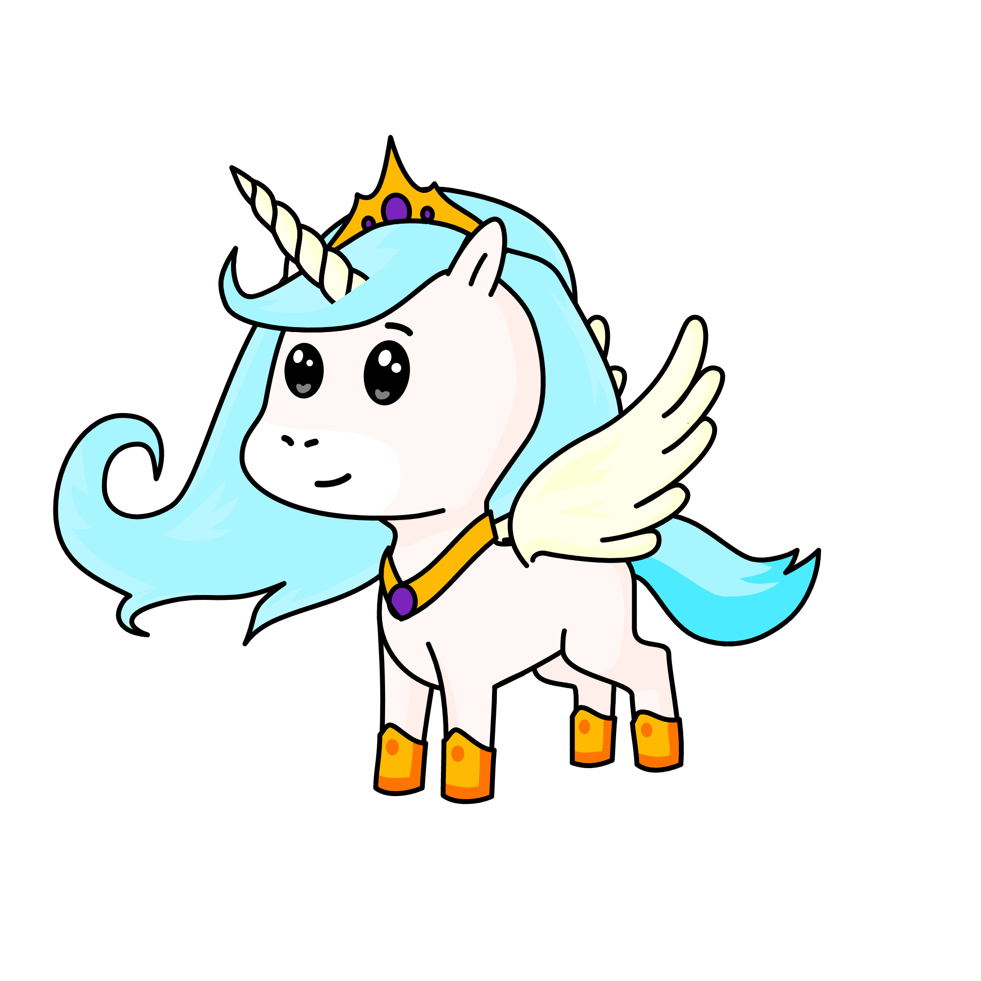Queen Celestia , the unicorn