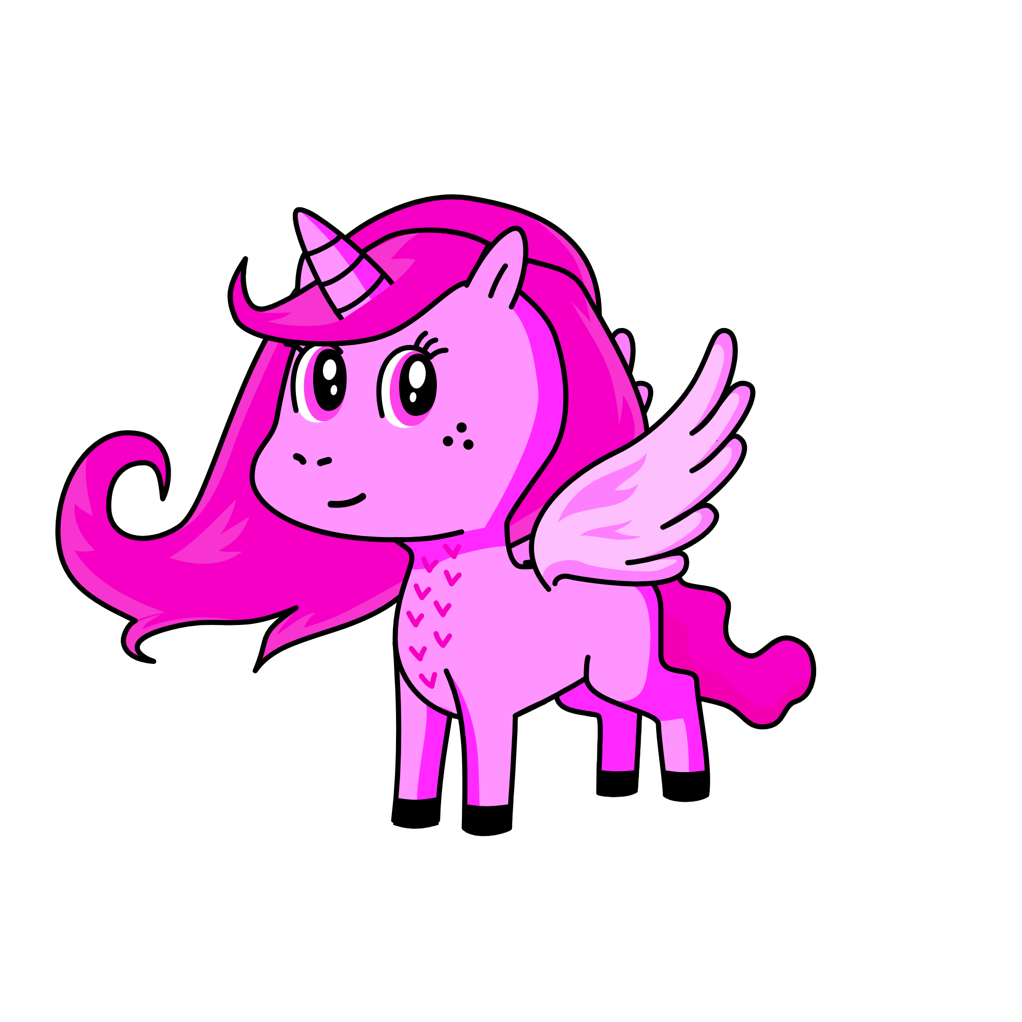 chicle fresa 🍓, the unicorn